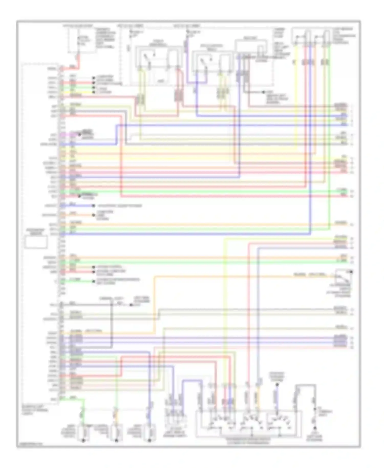 Accord Honda VIII facelift (2011-2013): Wiring diagram engine performance 2.4l (1 of 5)