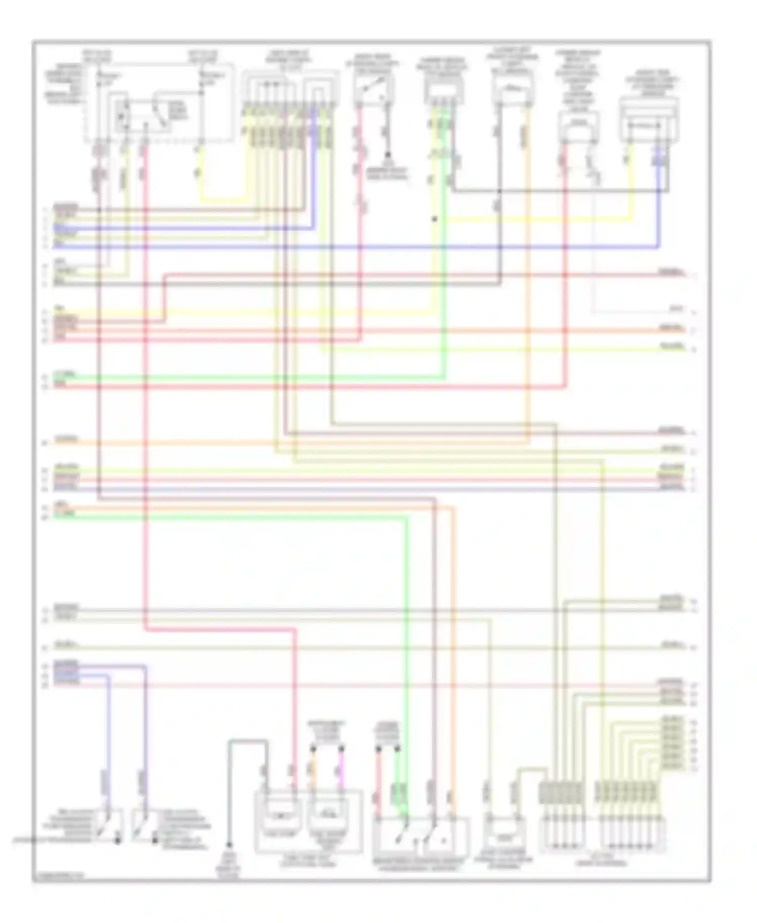 Accord Honda VIII facelift (2011-2013): Wiring diagram engine performance 2.4l (2 of 5)