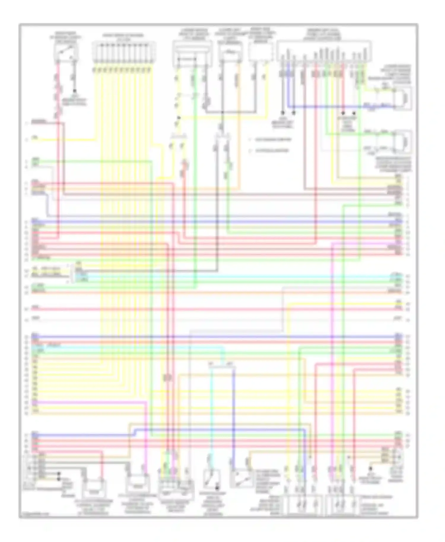 Accord Honda VIII facelift (2011-2013): Wiring diagram engine performance 3.5l (2 of 7)