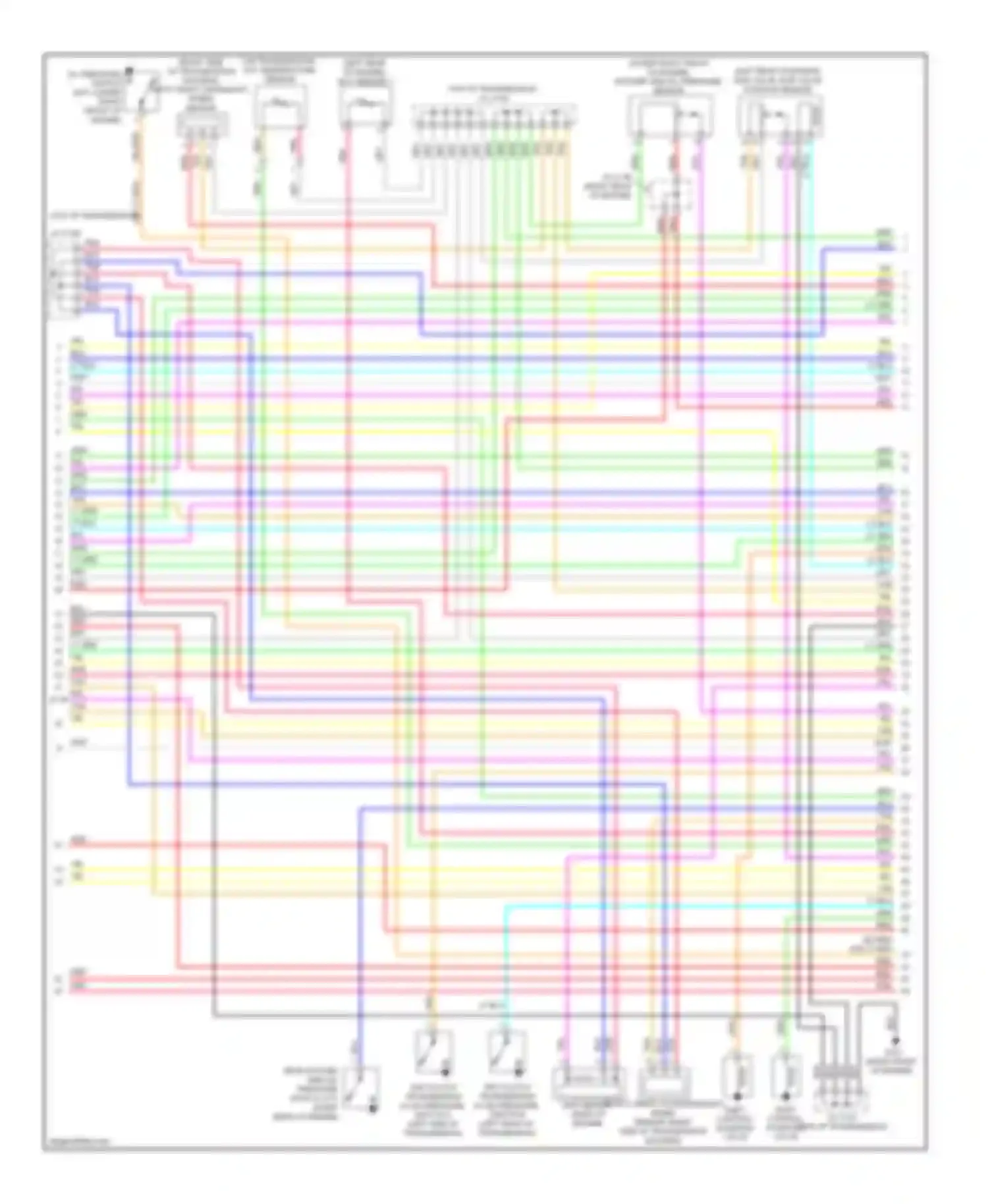 Accord Honda VIII facelift (2011-2013): Wiring diagram engine performance 3.5l (6 of 7)