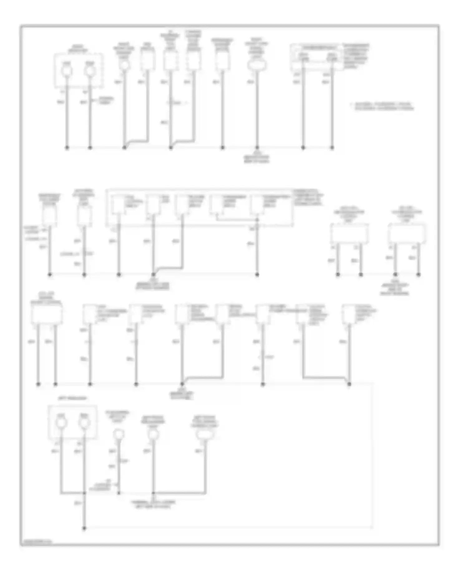 Accord Honda VIII facelift (2011-2013): Ground distribution circuit (2 of 5)