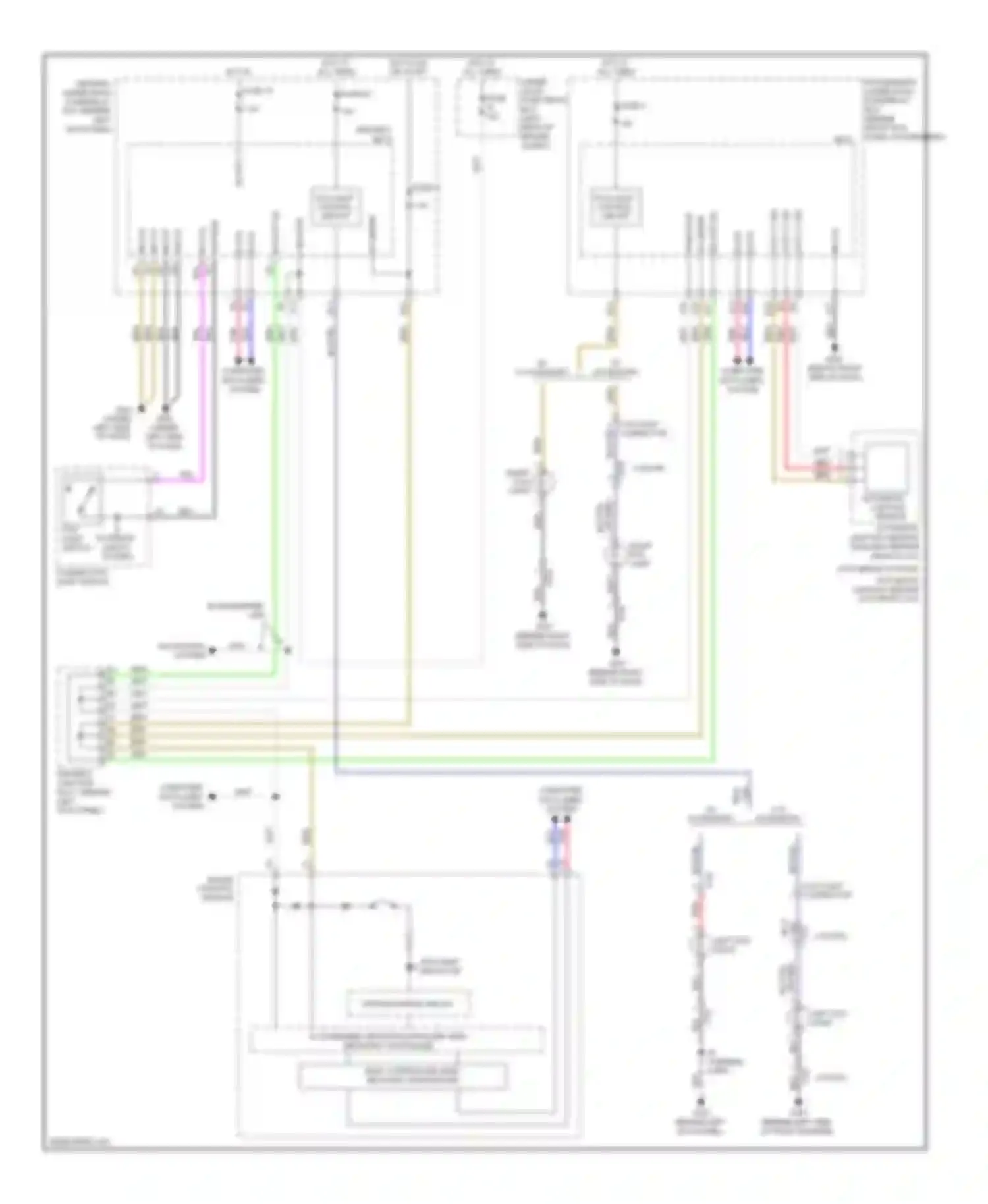 Accord Honda VIII facelift (2011-2013): Fog lamp circuit, with autolamps