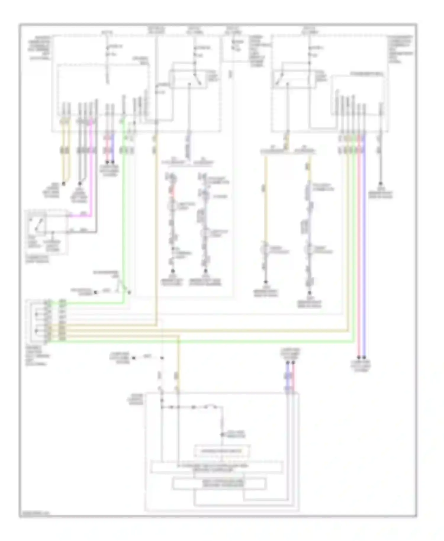 Accord Honda VIII facelift (2011-2013): Fog lamp circuit, without autolamps