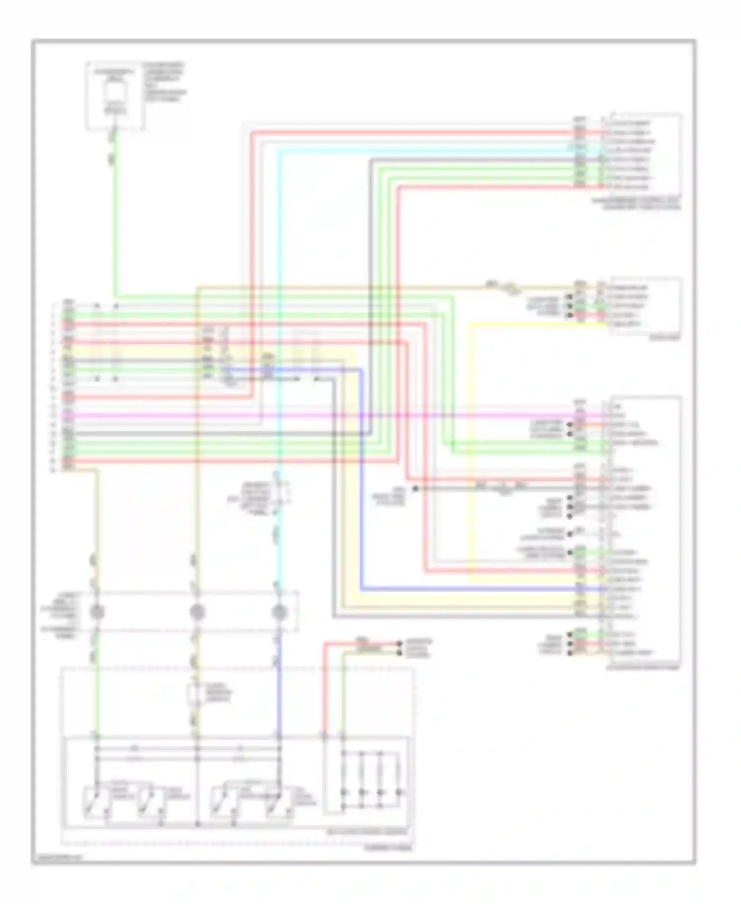 Accord Honda VIII facelift (2011-2013): Navigation circuit (2 of 2)