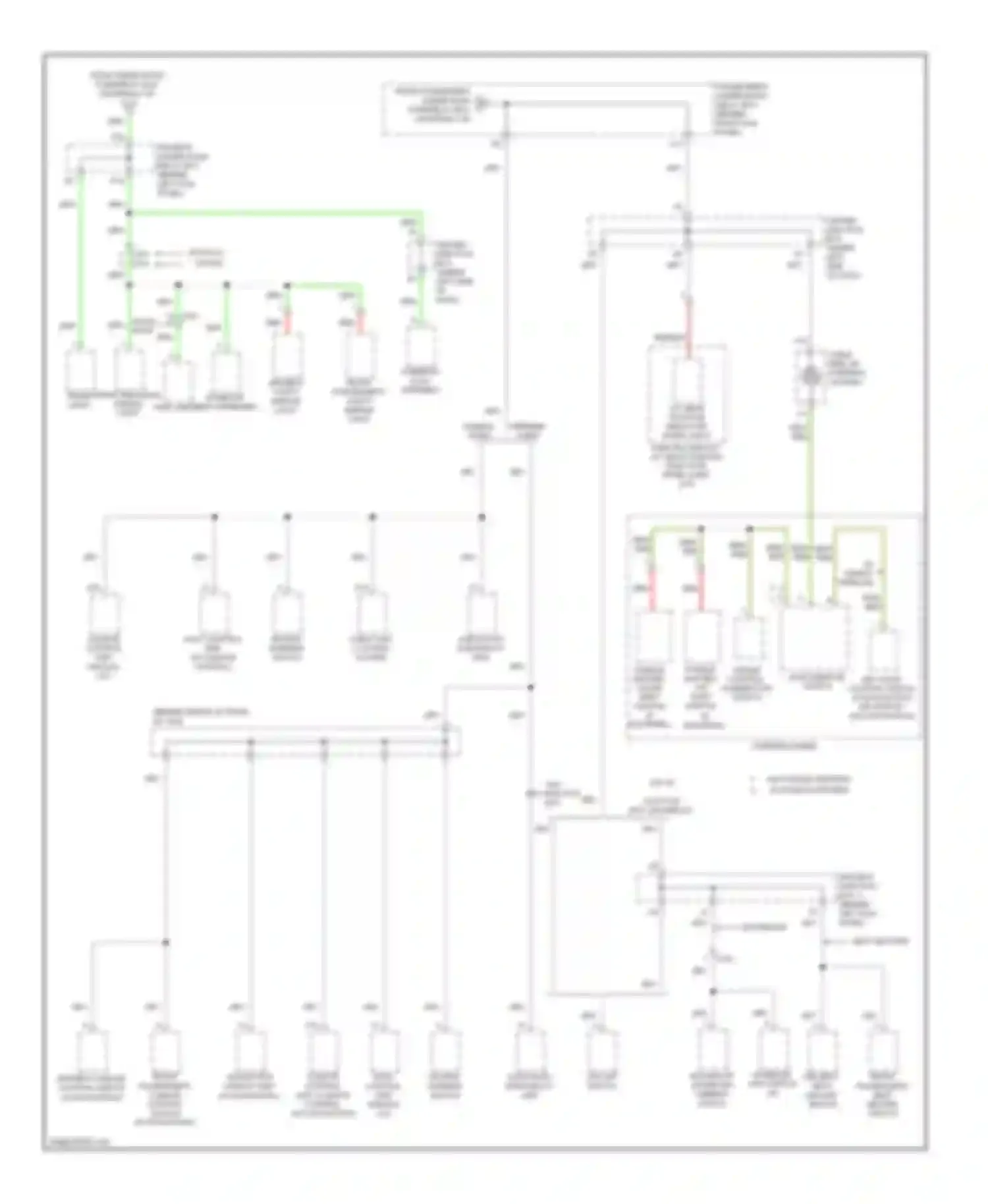 Accord Honda VIII facelift (2011-2013): Power distribution circuit (5 of 7)