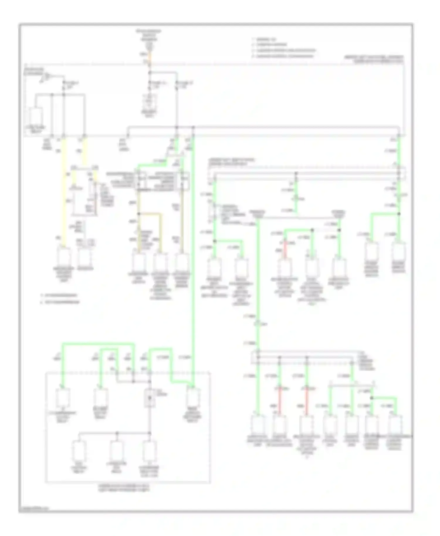 Accord Honda VIII facelift (2011-2013): Power distribution circuit (7 of 7)