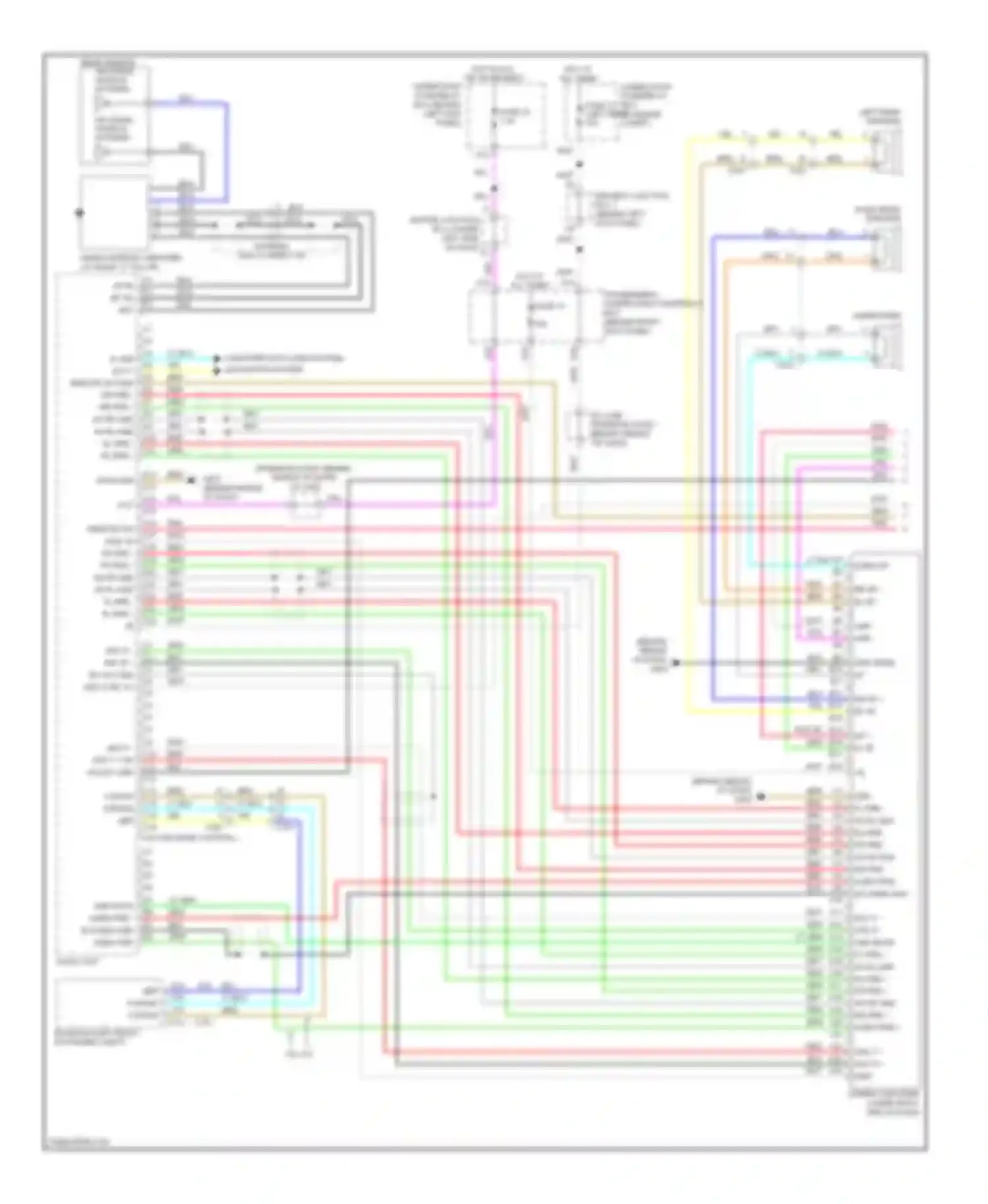 Wiring diagram anc f - anc f + sh ancm f gnd for Honda Accord VIII facelift (2011-2013) (1 of 1)