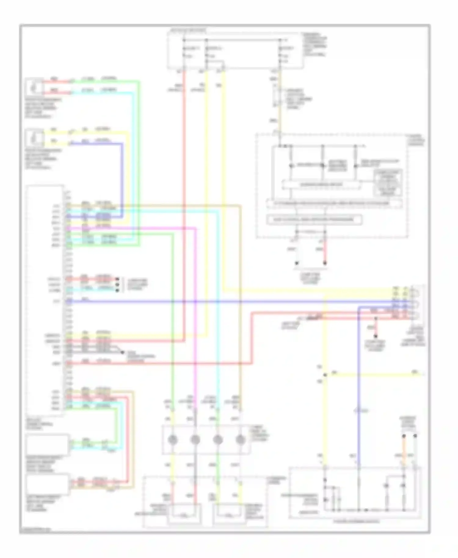 Wiring diagram compulsory turning- on circuit for Honda Accord VIII facelift (2011-2013) (2 of 5)