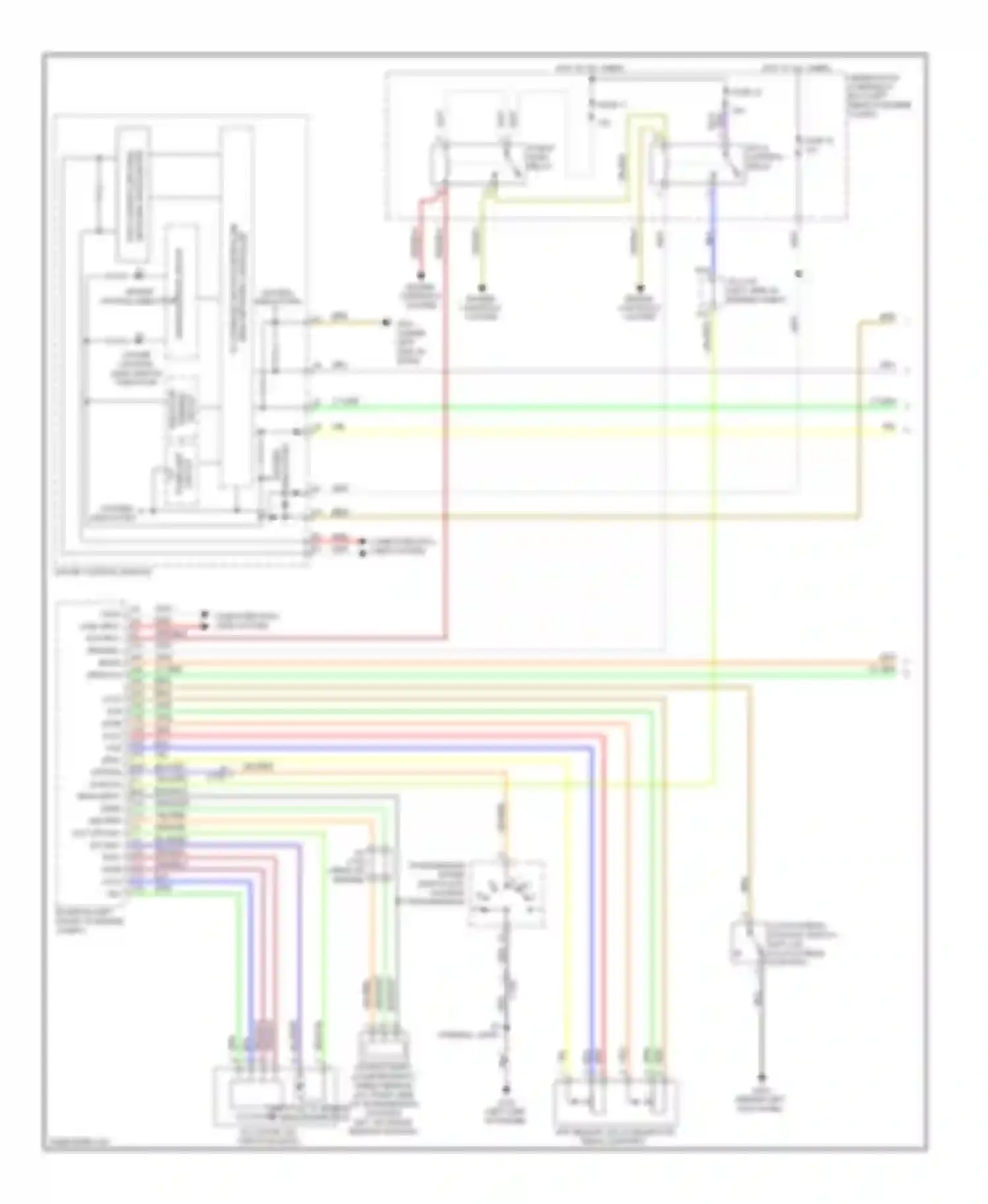 Wiring diagram cruise control main switch indicator for Honda Accord VIII facelift (2011-2013) (1 of 2)