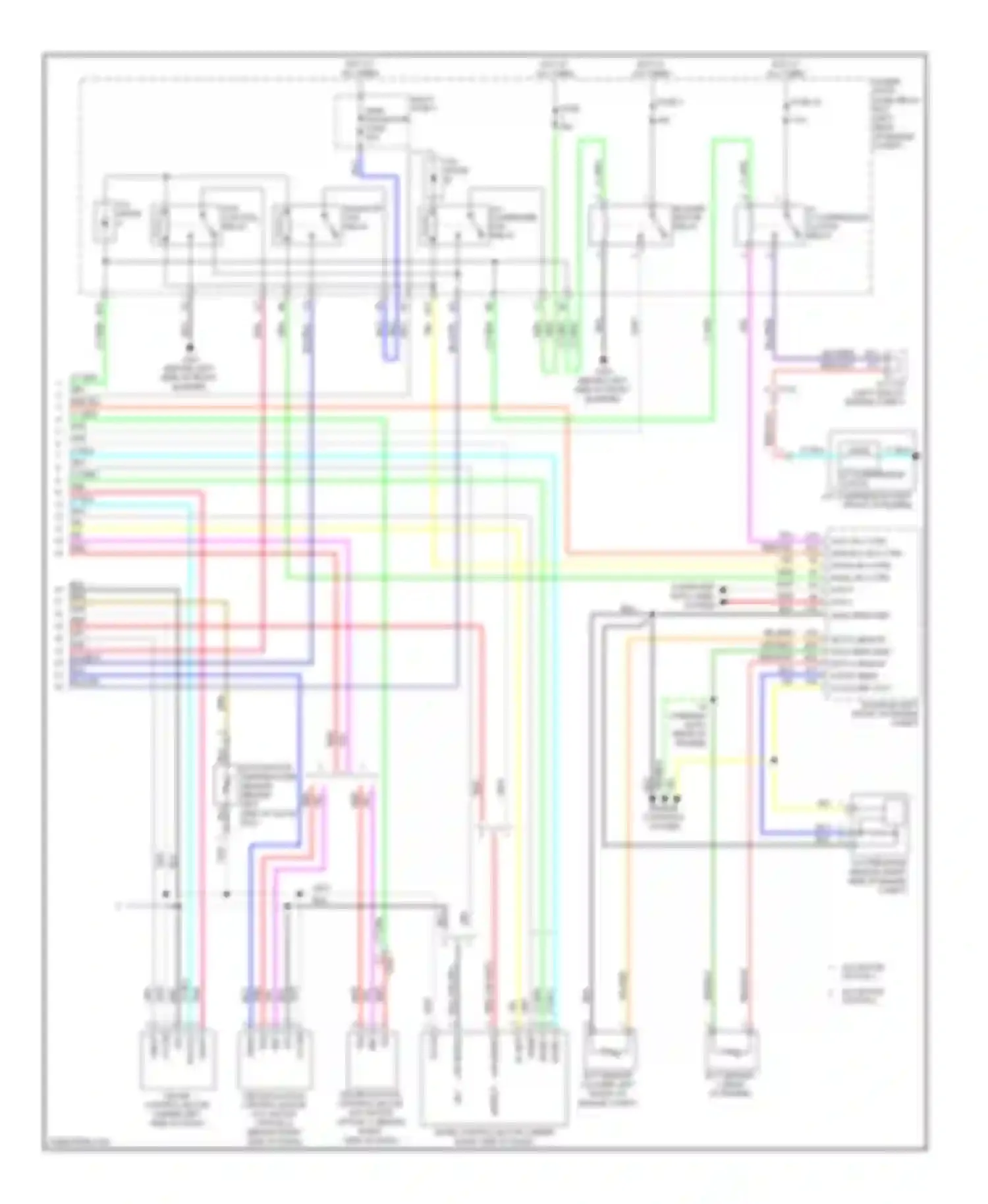 Wiring diagram evaporator temperature sensor for Honda Accord VIII facelift (2011-2013) (3 of 6)