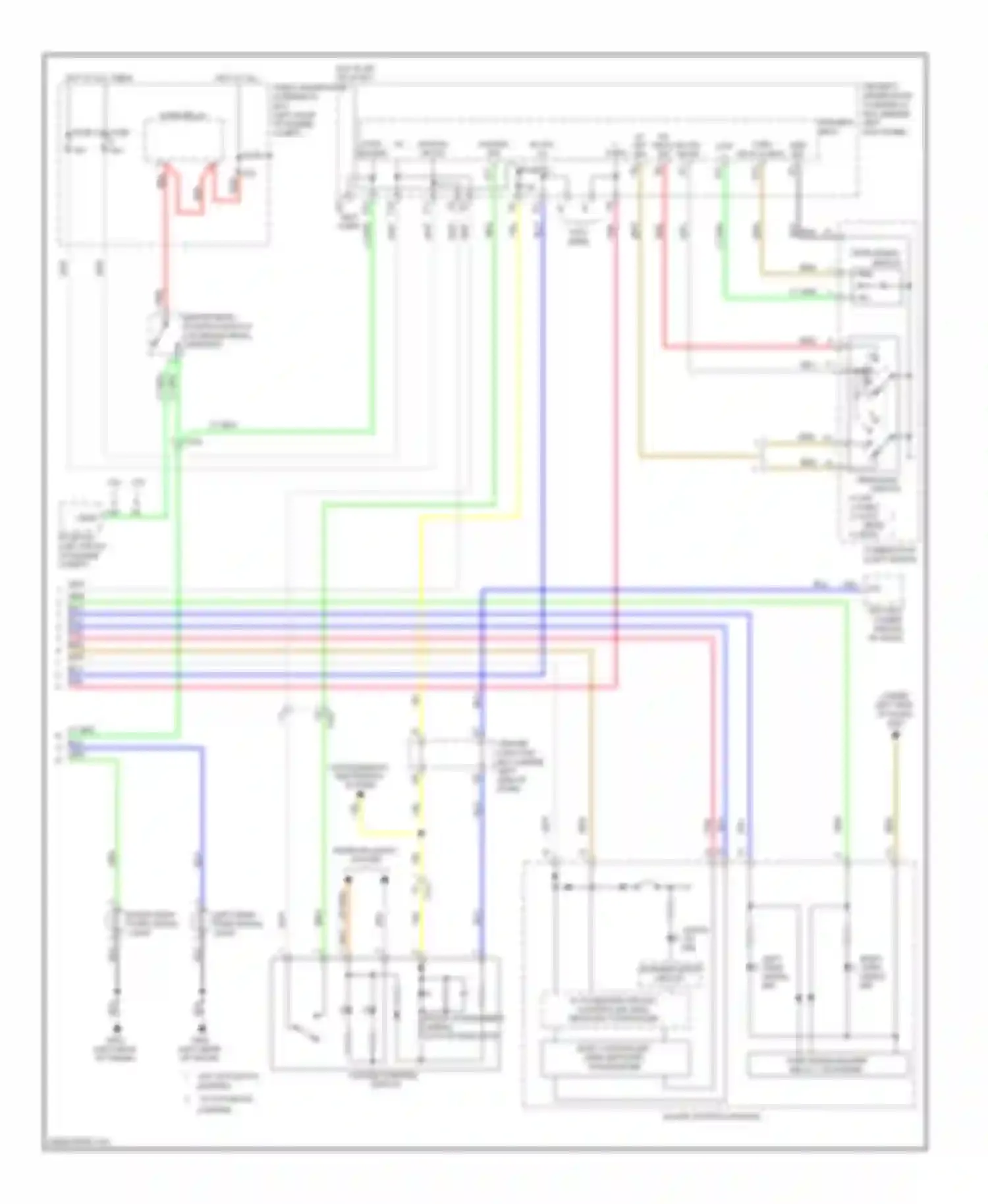 Wiring diagram gauge control module for Honda Accord VIII facelift (2011-2013) (2 of 37)
