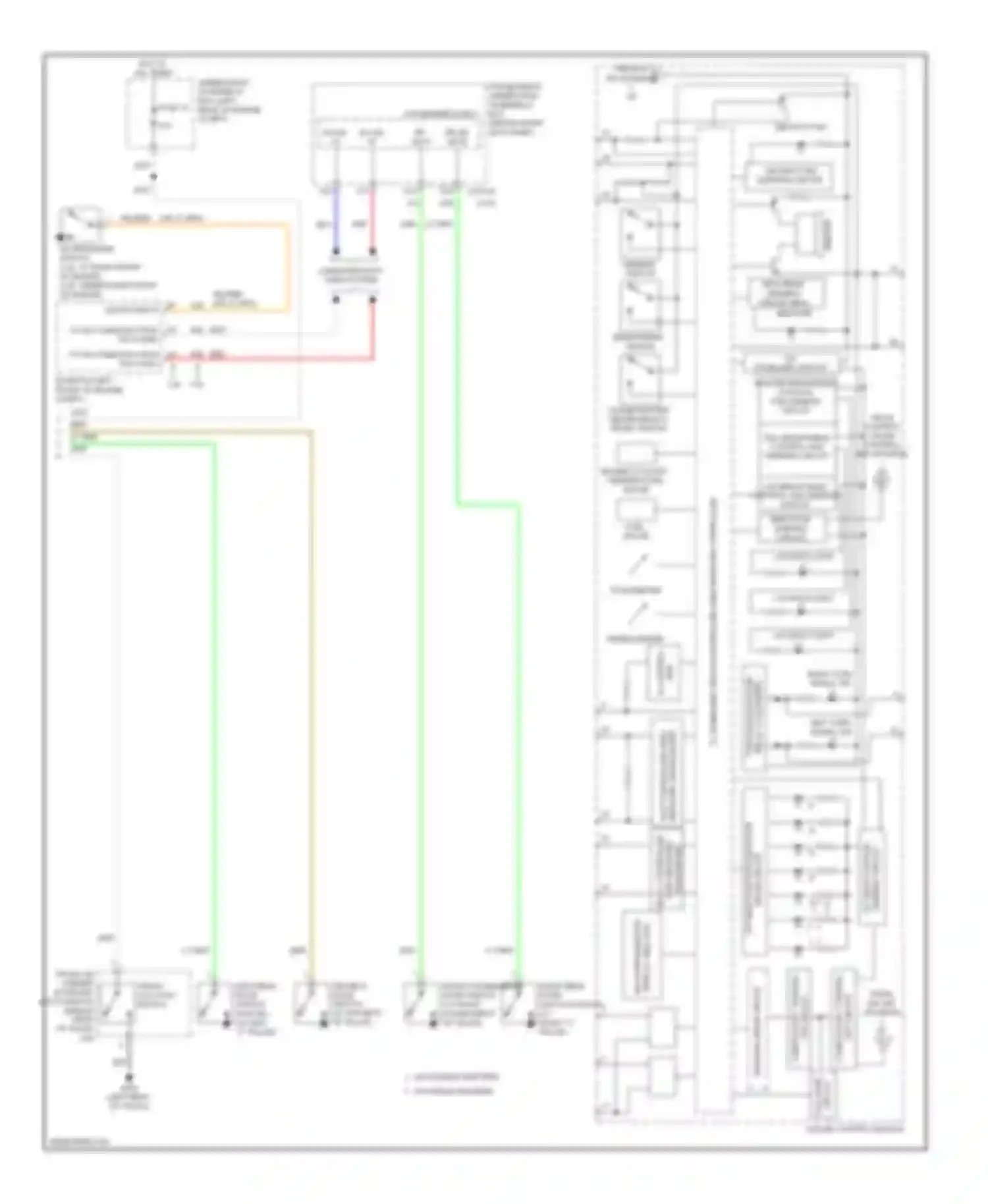 Wiring diagram lcd brightness control and dimming circuit for Honda Accord VIII facelift (2011-2013) (1 of 1)
