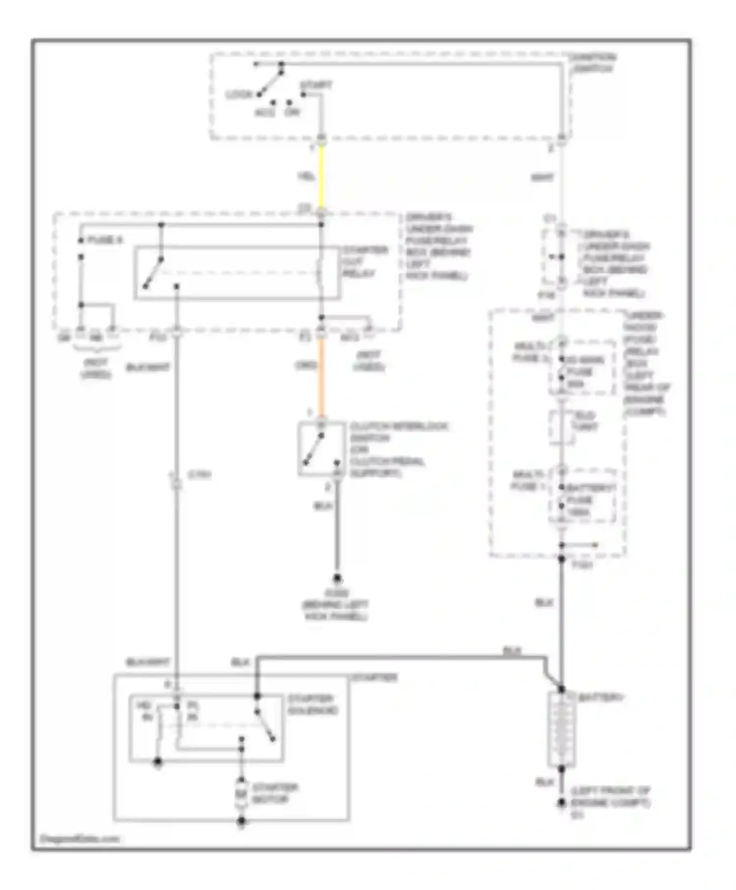 Wiring diagram multi fuse 3 for Honda Accord VIII facelift (2011-2013) (13 of 19)