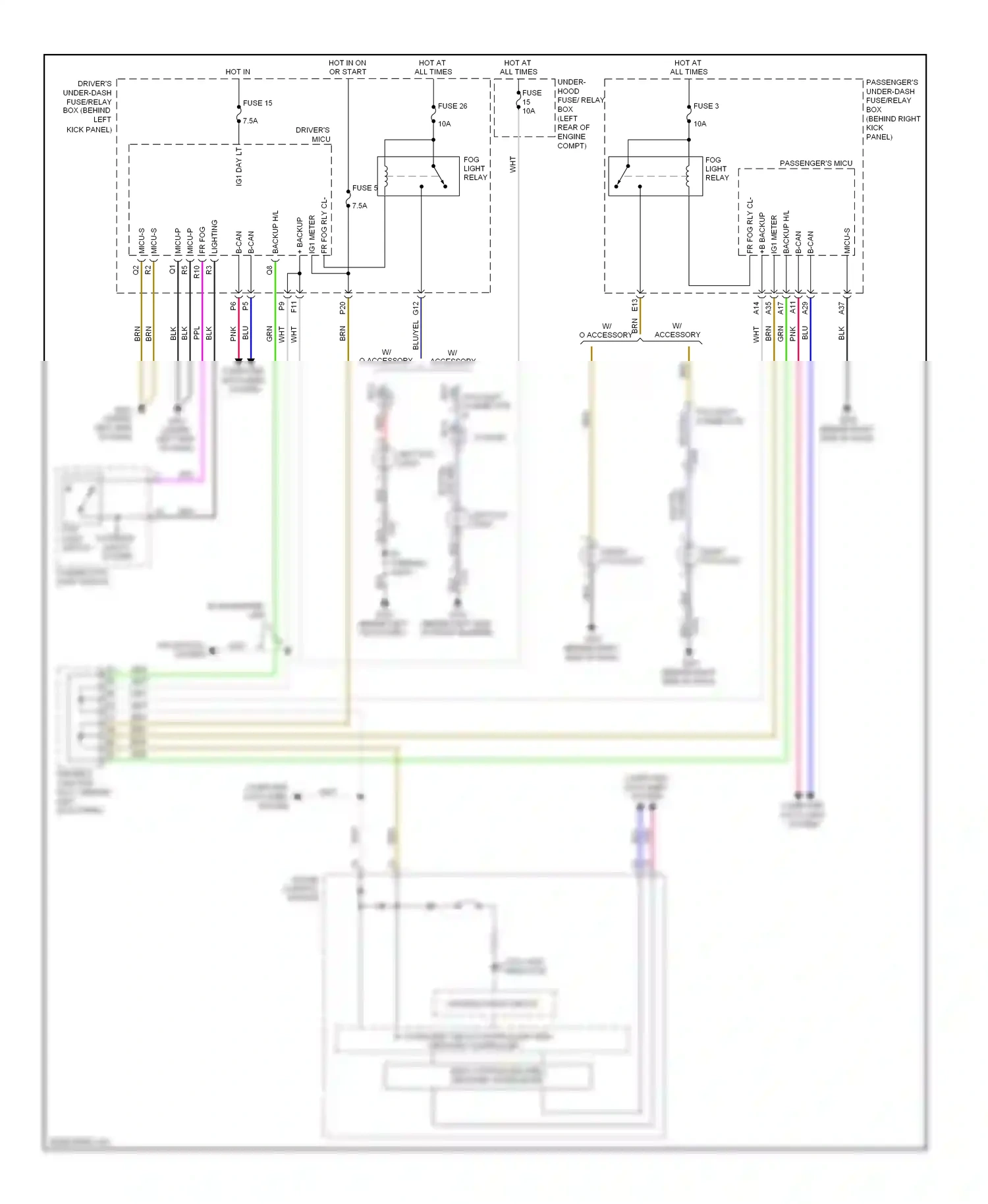 Wiring diagram panel) for Honda Accord VIII facelift (2011-2013) (1 of 1)
