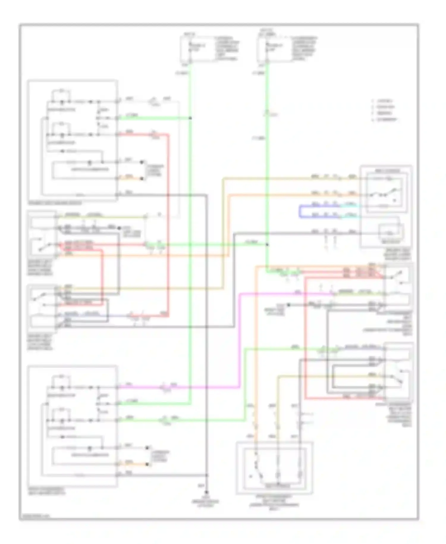 Wiring diagram passenger's under-dash fuse/relay box for Honda Accord VIII facelift (2011-2013) (25 of 43)