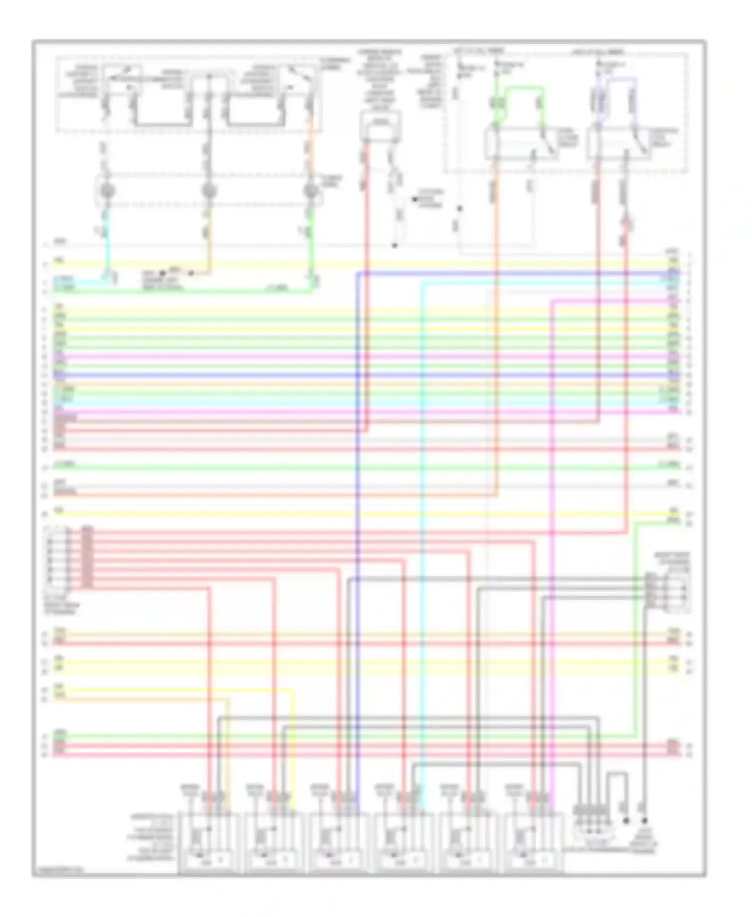 Wiring diagram pgm-fi sub- relay for Honda Accord VIII facelift (2011-2013) (10 of 12)
