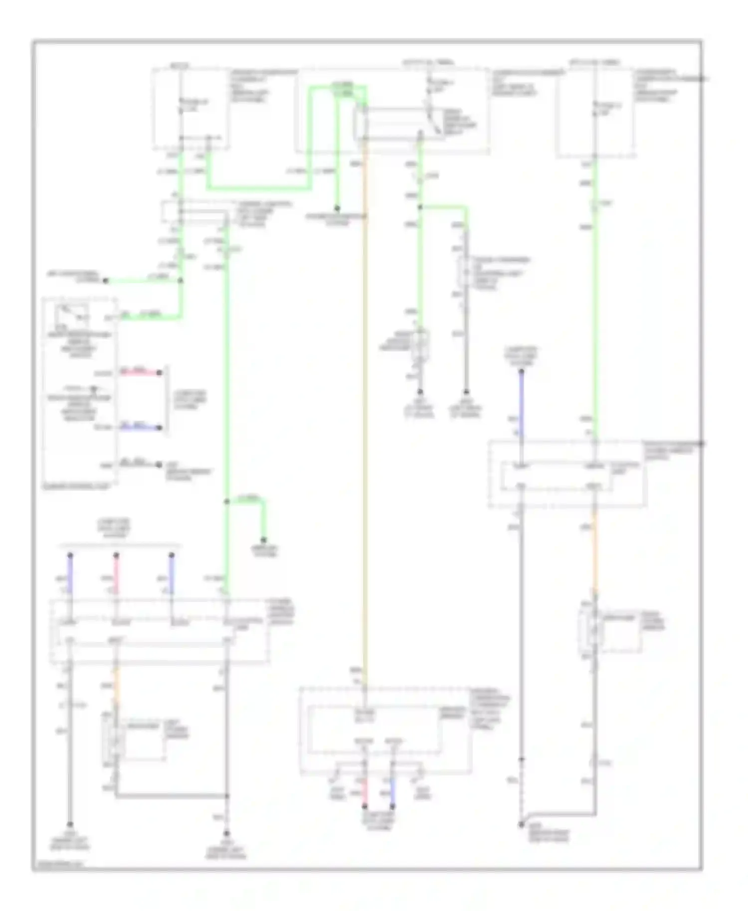 Wiring diagram rear window defogger for Honda Accord VIII facelift (2011-2013) (2 of 6)