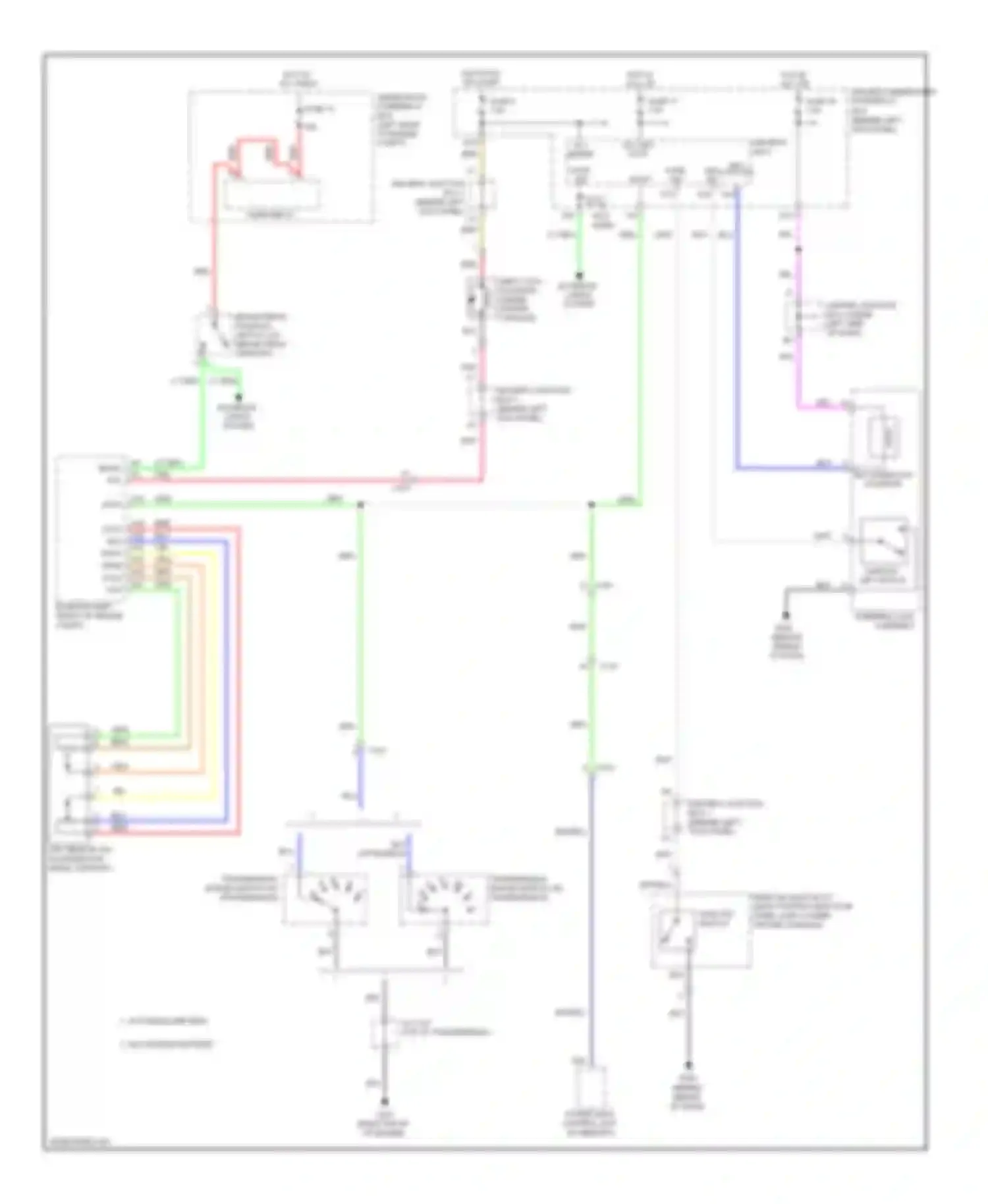 Wiring diagram (right front of engine for Honda Accord VIII facelift (2011-2013) (13 of 18)