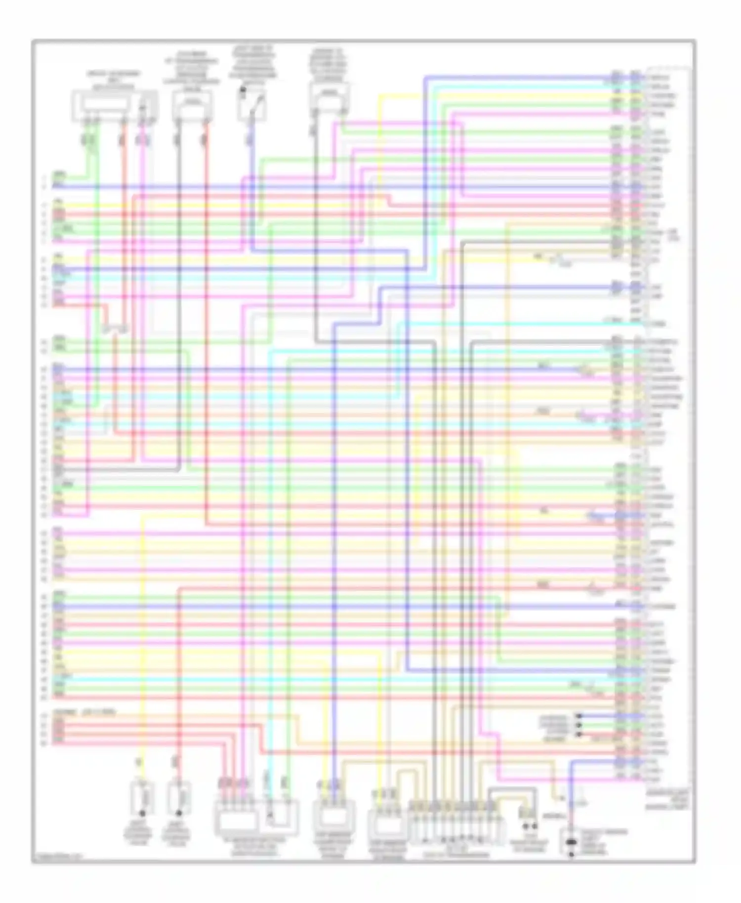 Wiring diagram (right front of engine for Honda Accord VIII facelift (2011-2013) (10 of 18)