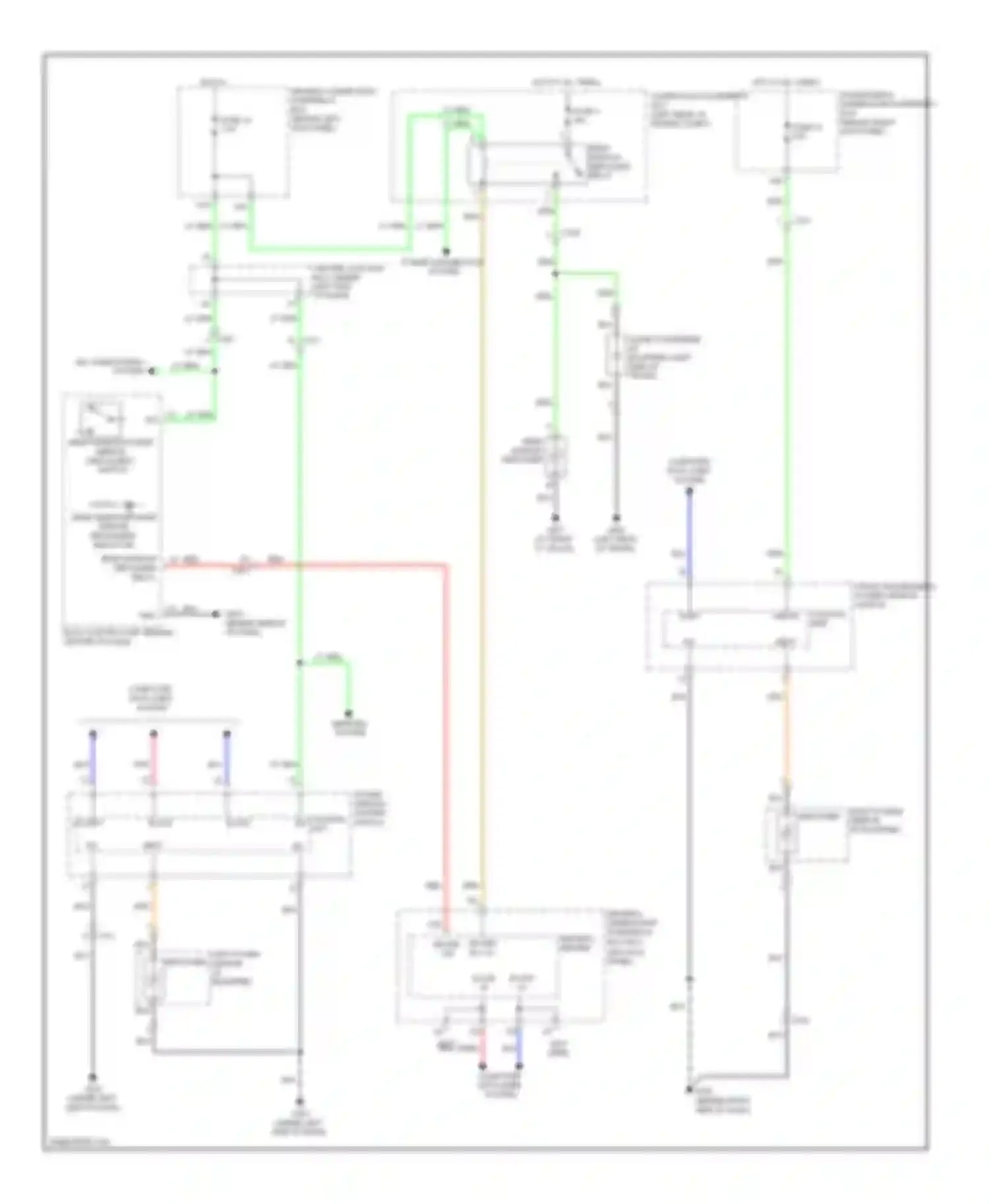 Wiring diagram rr def rr def rly cl- sw for Honda Accord VIII facelift (2011-2013) (1 of 1)