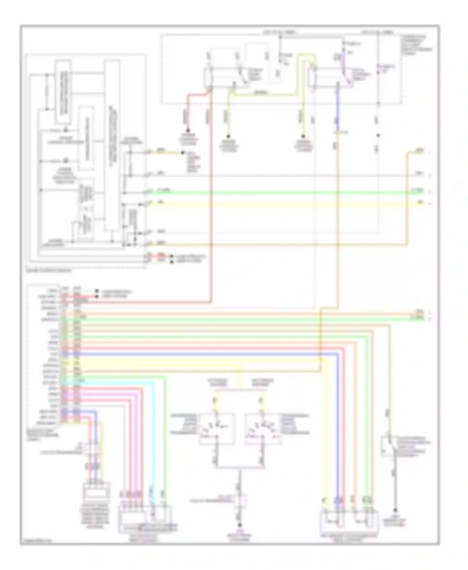 Wiring diagram sens input for Honda Accord VIII facelift (2011-2013) (2 of 2)