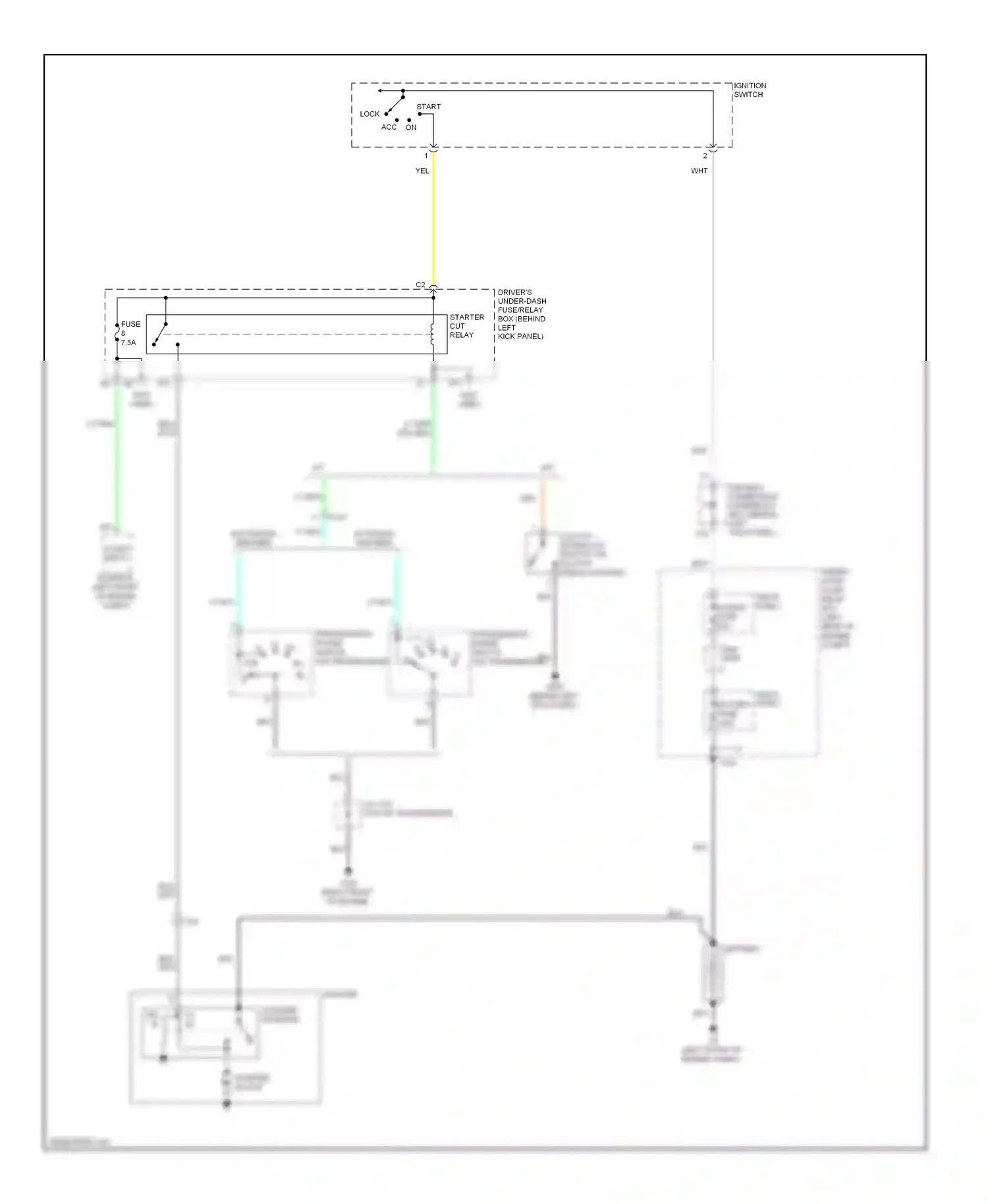 Wiring diagram transmission range switch for Honda Accord VIII facelift (2011-2013) (14 of 16)