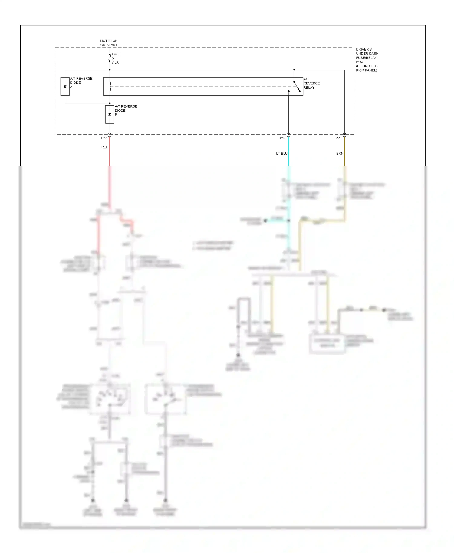Wiring diagram transmission range switch for Honda Accord VIII facelift (2011-2013) (8 of 16)
