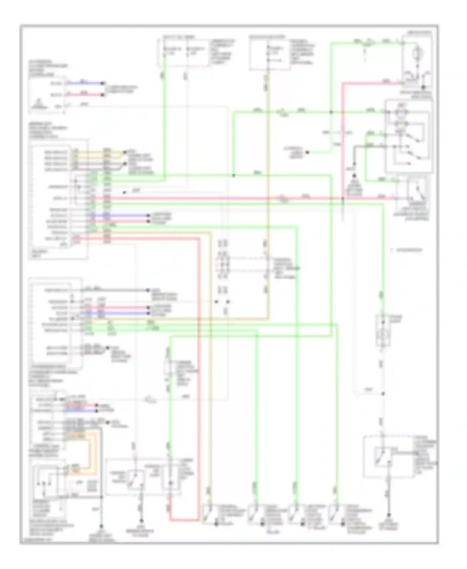 Wiring diagram trunk lid opener solenoid/ latch switch for Honda Accord VIII facelift (2011-2013) (2 of 5)