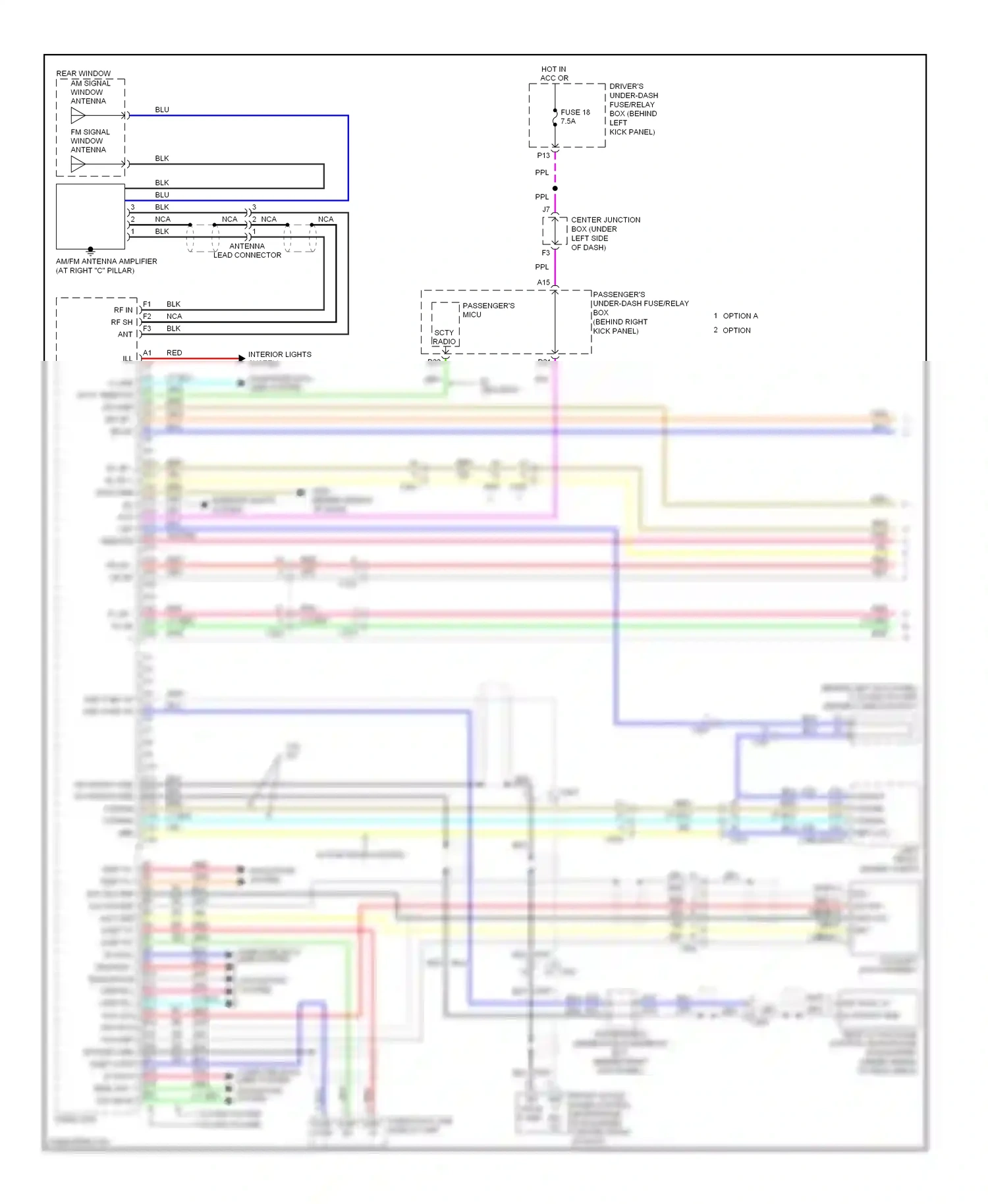 Wiring diagram w/ security for Honda Accord VIII facelift (2011-2013) (1 of 1)