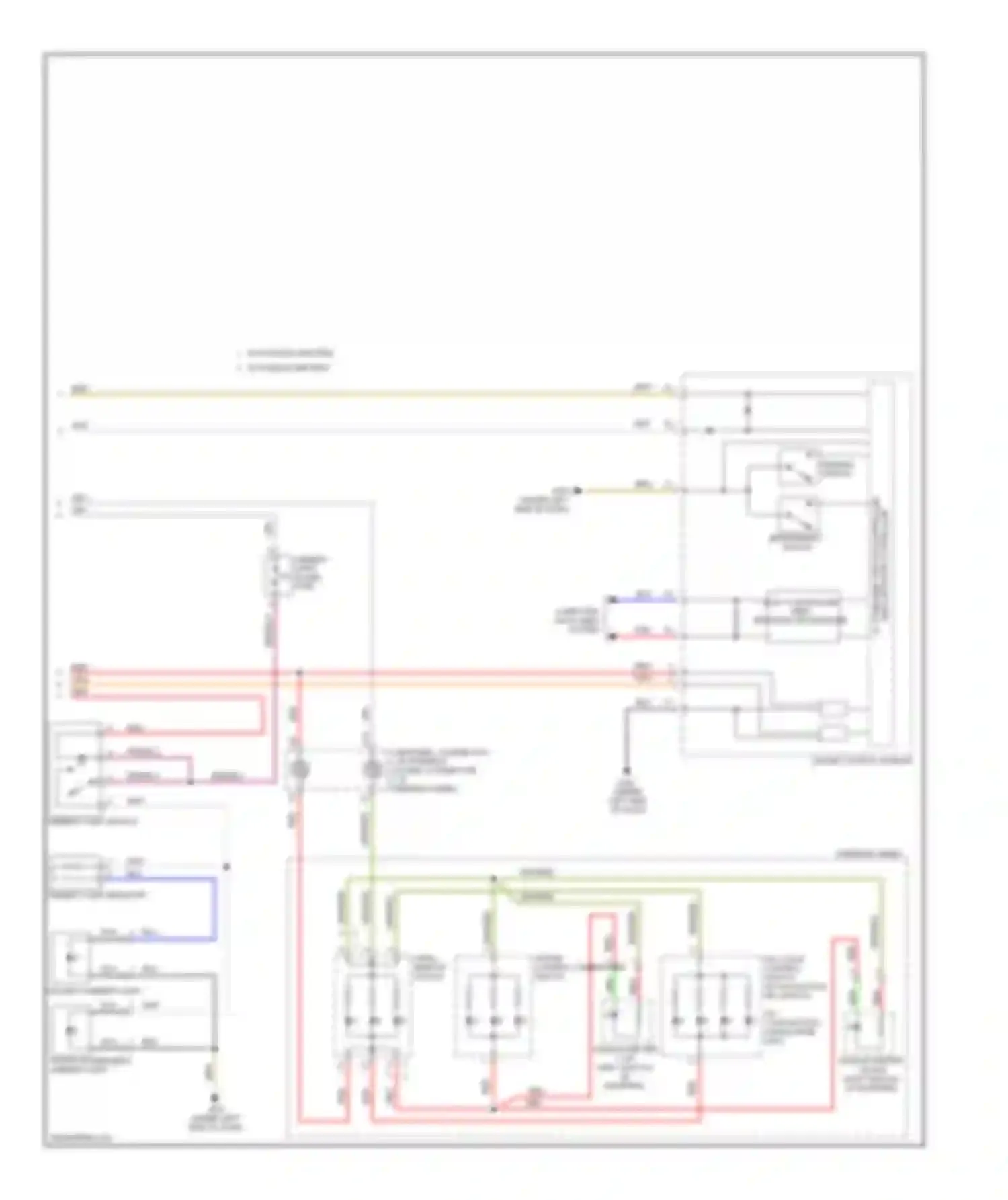 Wiring diagram w/o paddle shifters w/ paddle shifters for Honda Accord VIII facelift (2011-2013) (6 of 12)