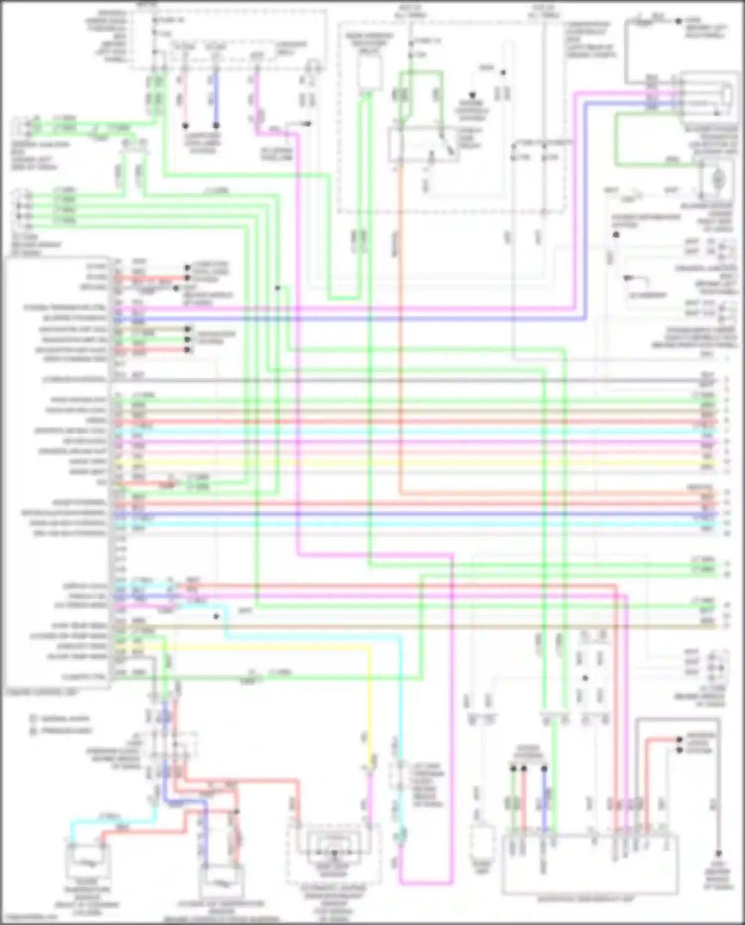 Wiring diagram automatic lighting sensor/sunlight sensor for Honda Accord VIII facelift (2011-2013) (1 of 6)