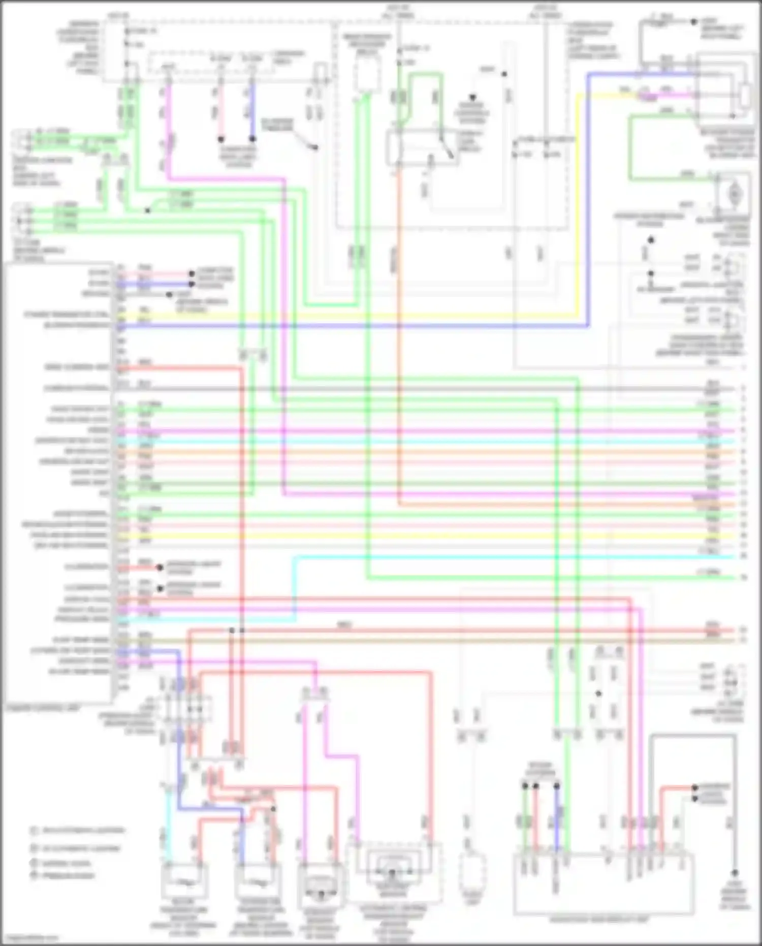 Wiring diagram automatic lighting sensor/sunlight sensor for Honda Accord VIII facelift (2011-2013) (5 of 6)