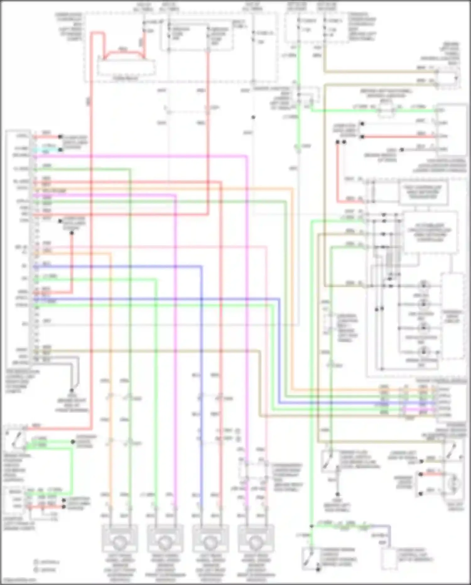 Wiring diagram circuit/controller area network controller for Honda Accord VIII facelift (2011-2013) (2 of 2)