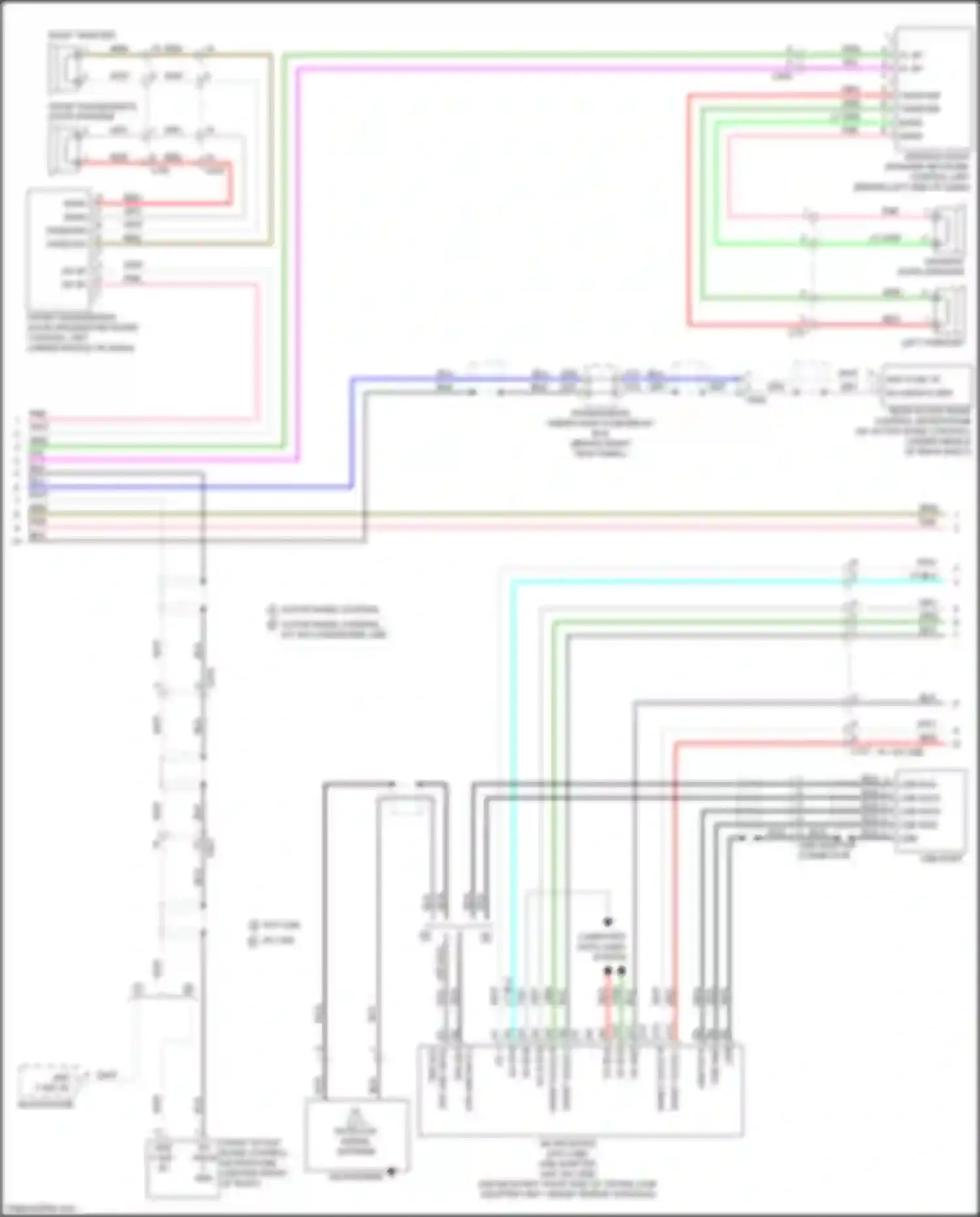 Wiring diagram passenger's under-dash fuse/relay box for Honda Accord VIII facelift (2011-2013) (40 of 43)