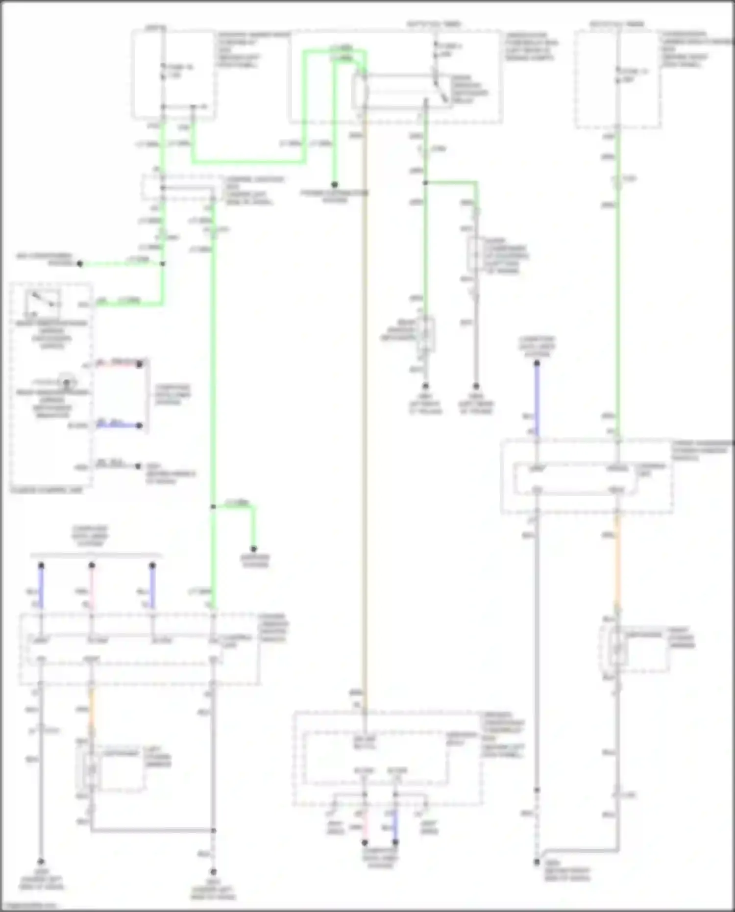 Wiring diagram rear window defogger for Honda Accord VIII facelift (2011-2013) (4 of 6)