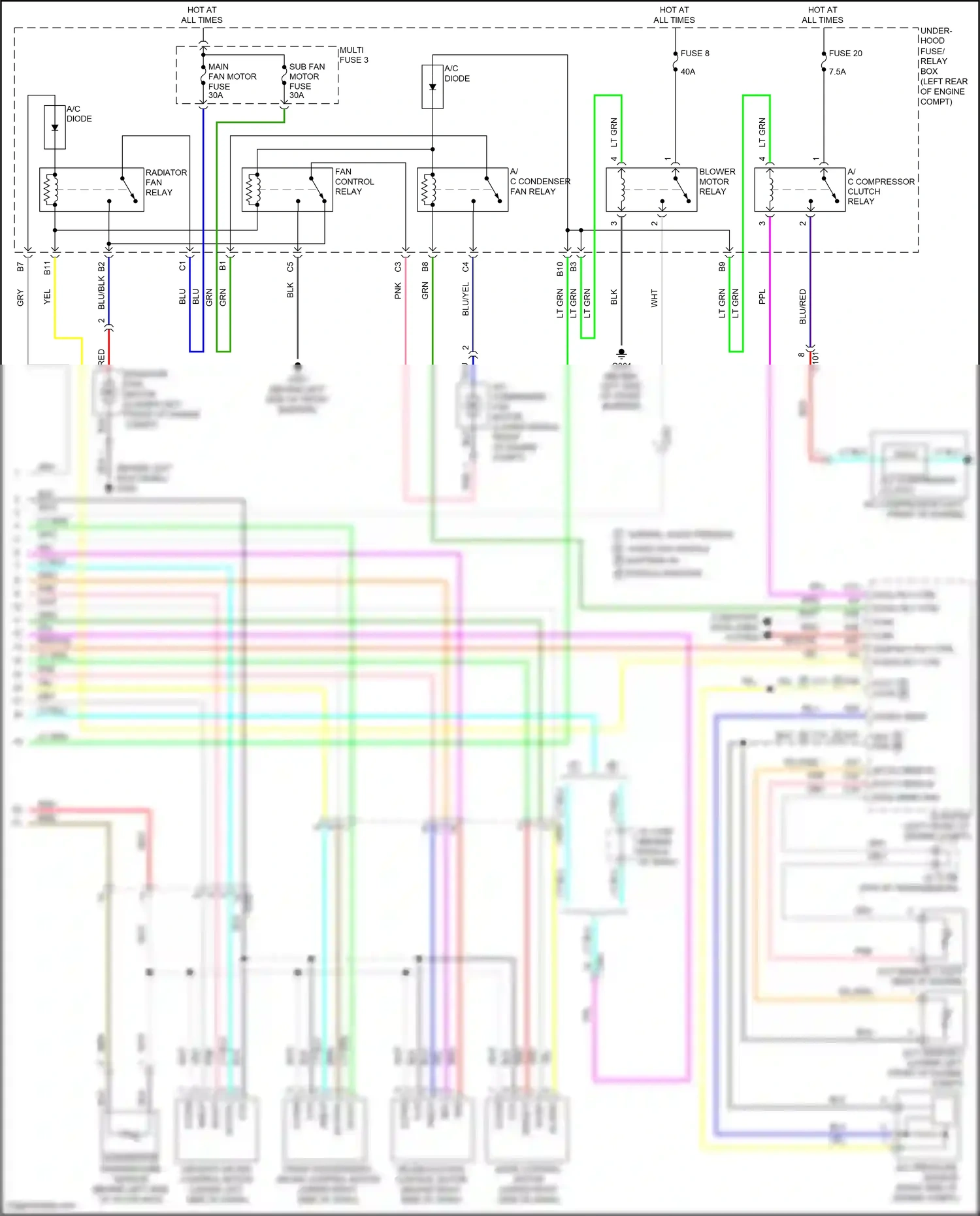 Wiring diagram s-com for Honda Accord VIII facelift (2011-2013) (14 of 14)
