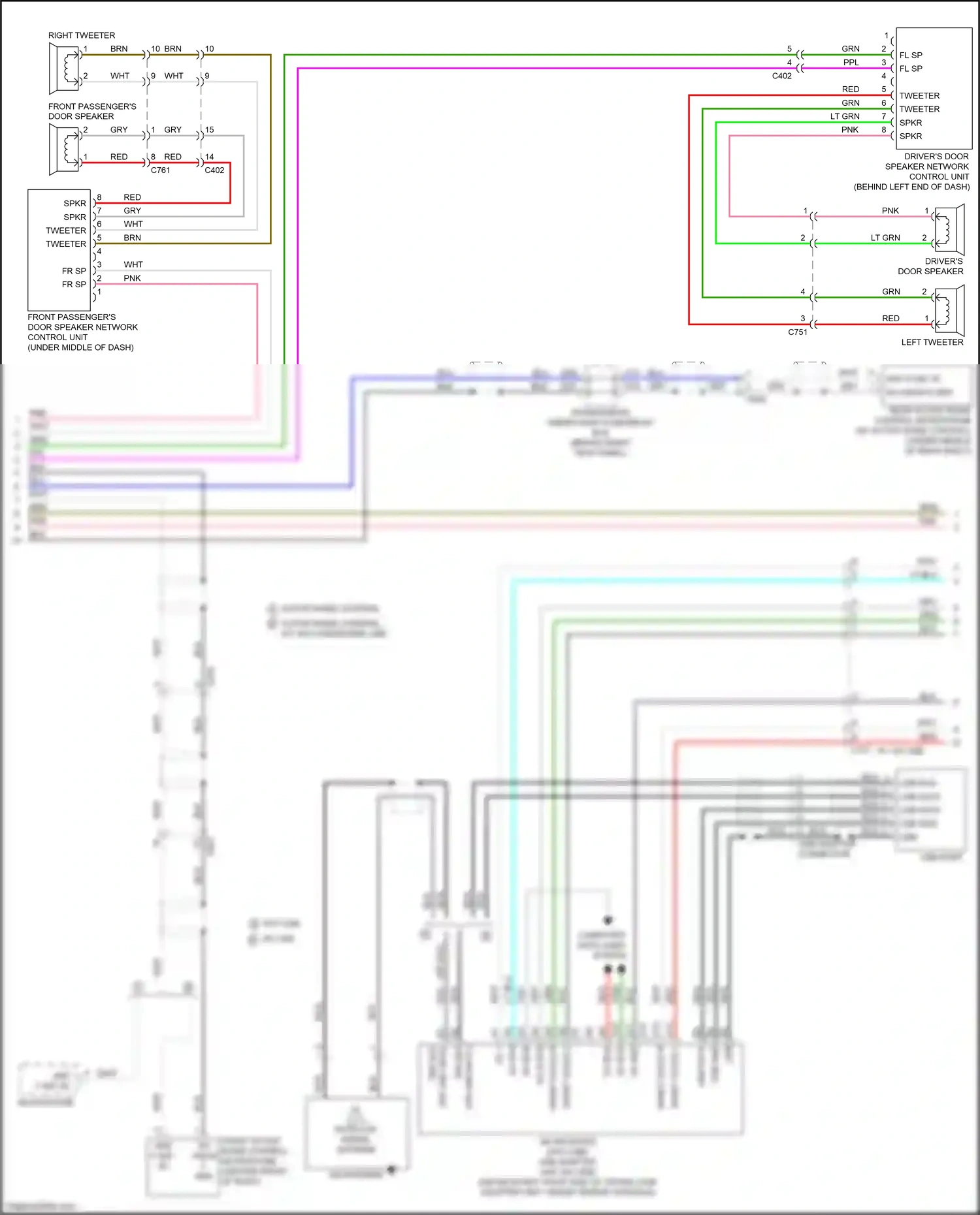 Wiring diagram usb data - for Honda Accord VIII facelift (2011-2013) (4 of 4)