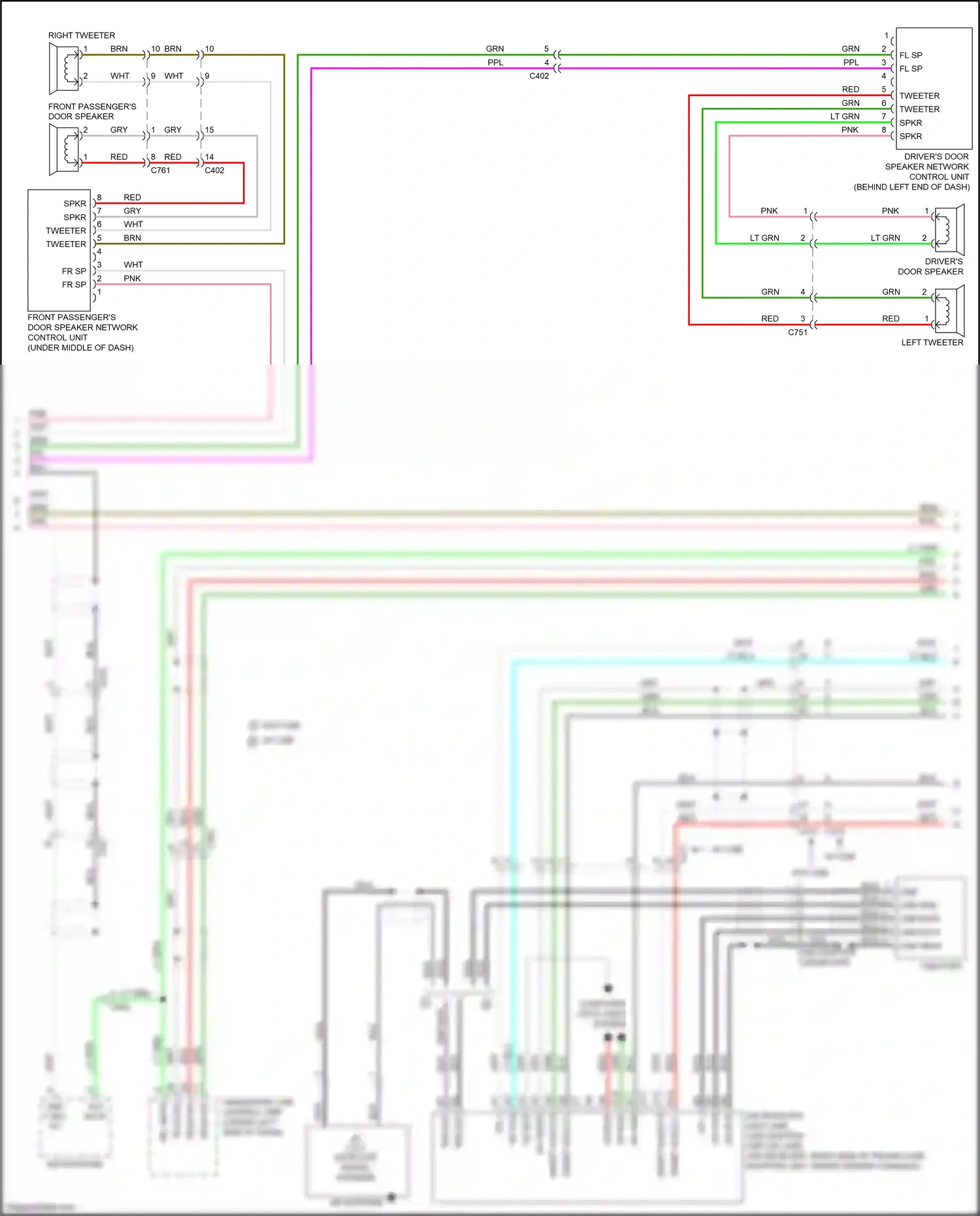 Wiring diagram usb data - for Honda Accord VIII facelift (2011-2013) (3 of 4)
