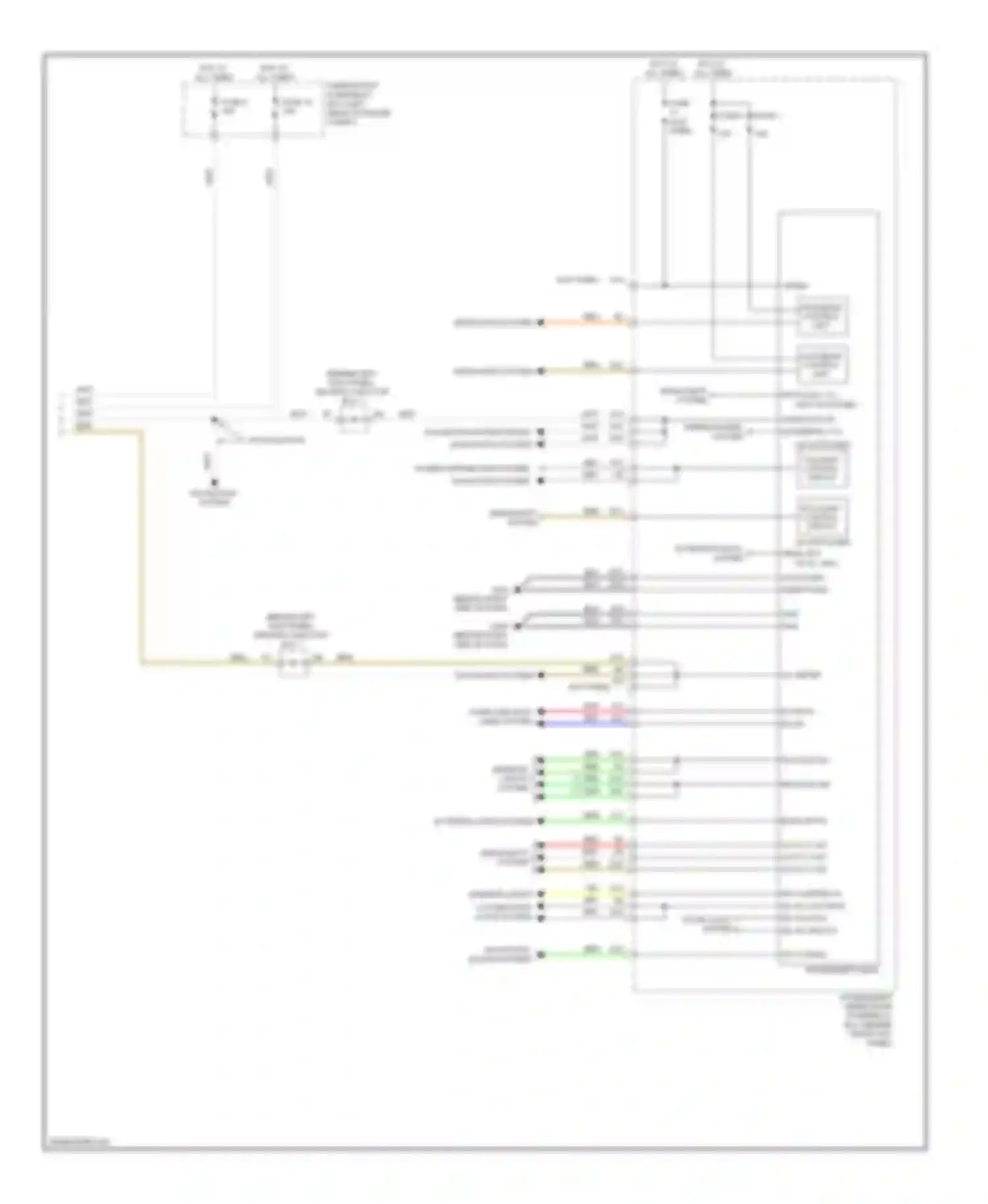 Accord Honda VIII (2007-2011): Body control modules circuit (2 of 2)