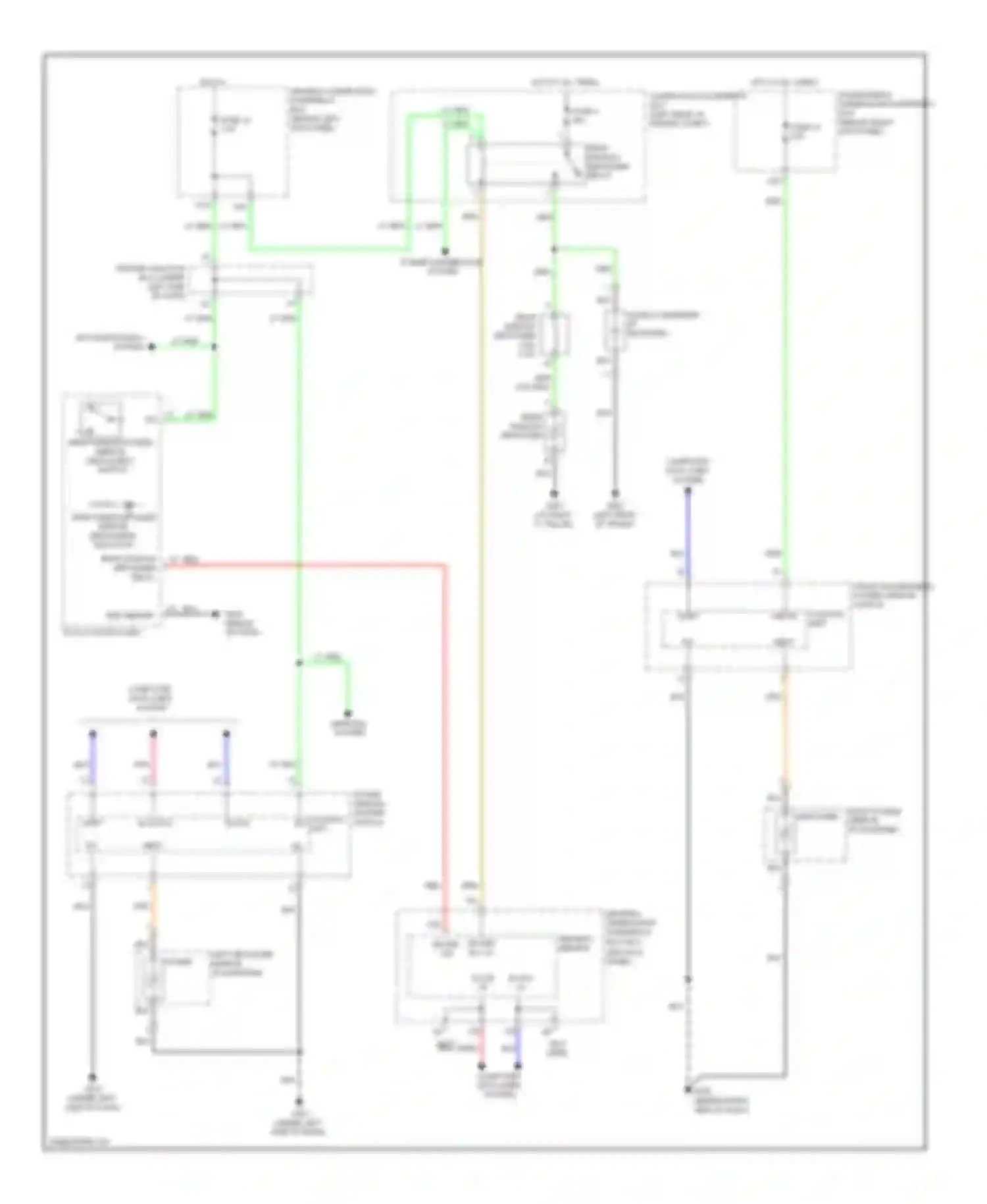 Accord Honda VIII (2007-2011): Defoggers circuit, manual a/c