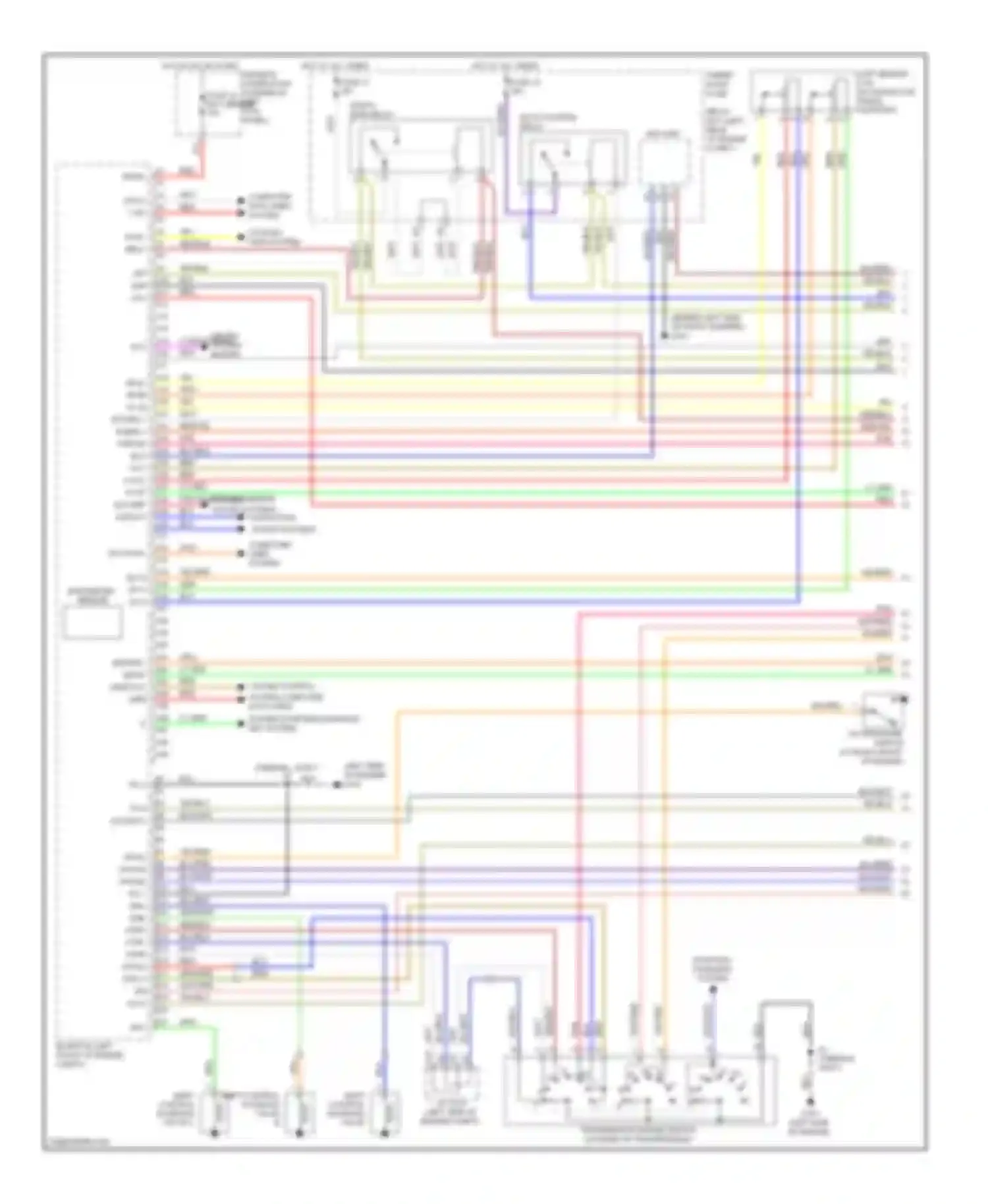 Accord Honda VIII (2007-2011): Wiring diagram engine performance 2.4l (1 of 5)