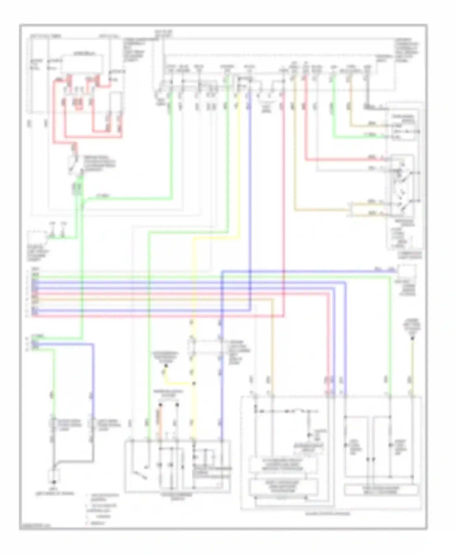 Accord Honda VIII (2007-2011): Exterior lamps circuit (2 of 2)