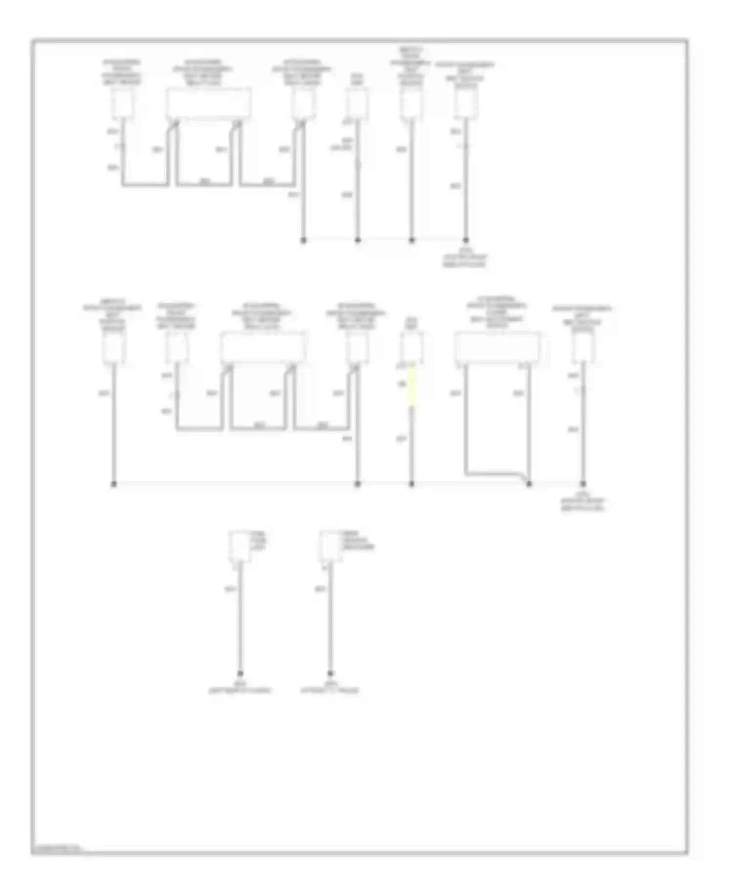 Accord Honda VIII (2007-2011): Ground distribution circuit (5 of 5)