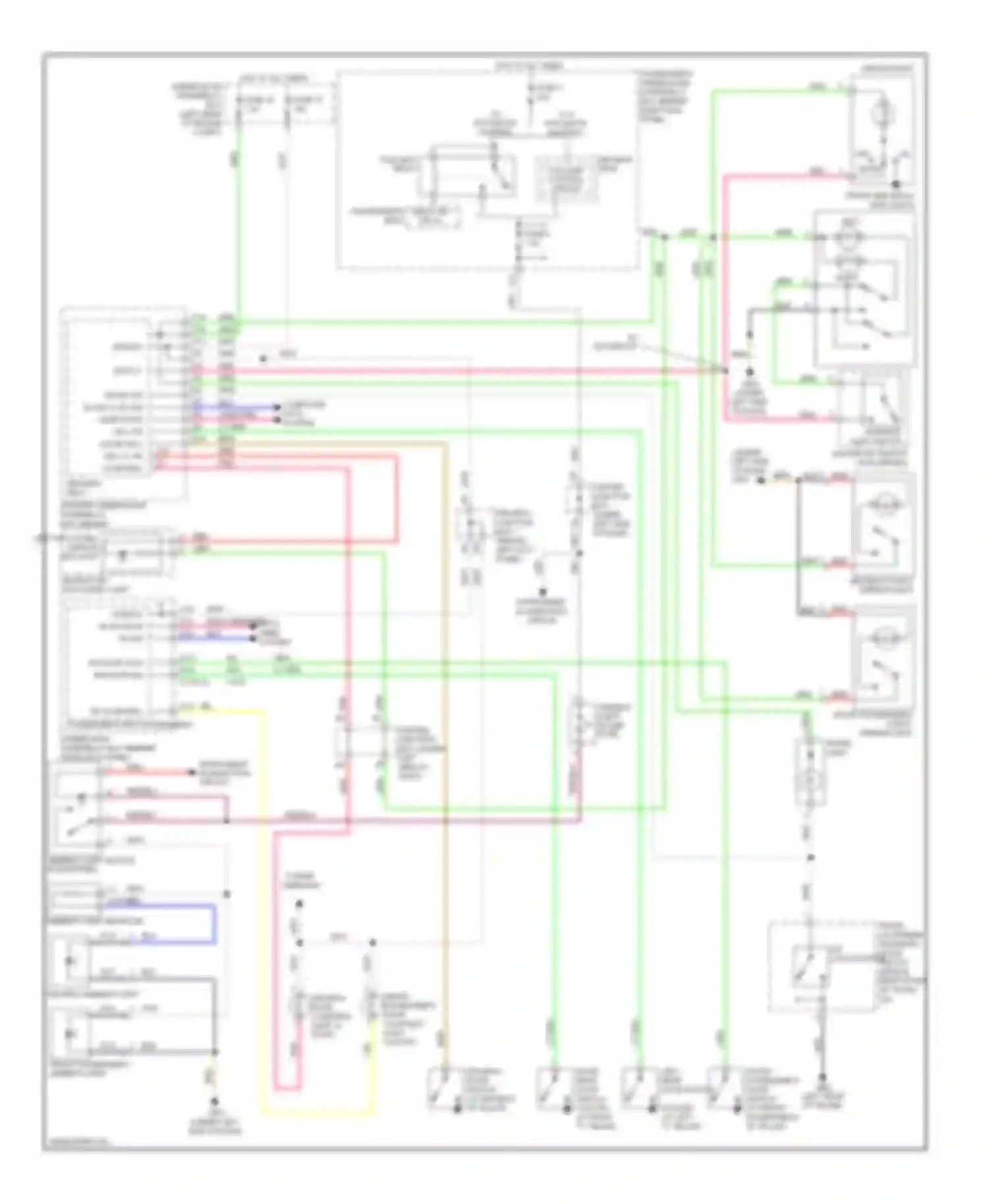 Accord Honda VIII (2007-2011): Courtesy lamps circuit