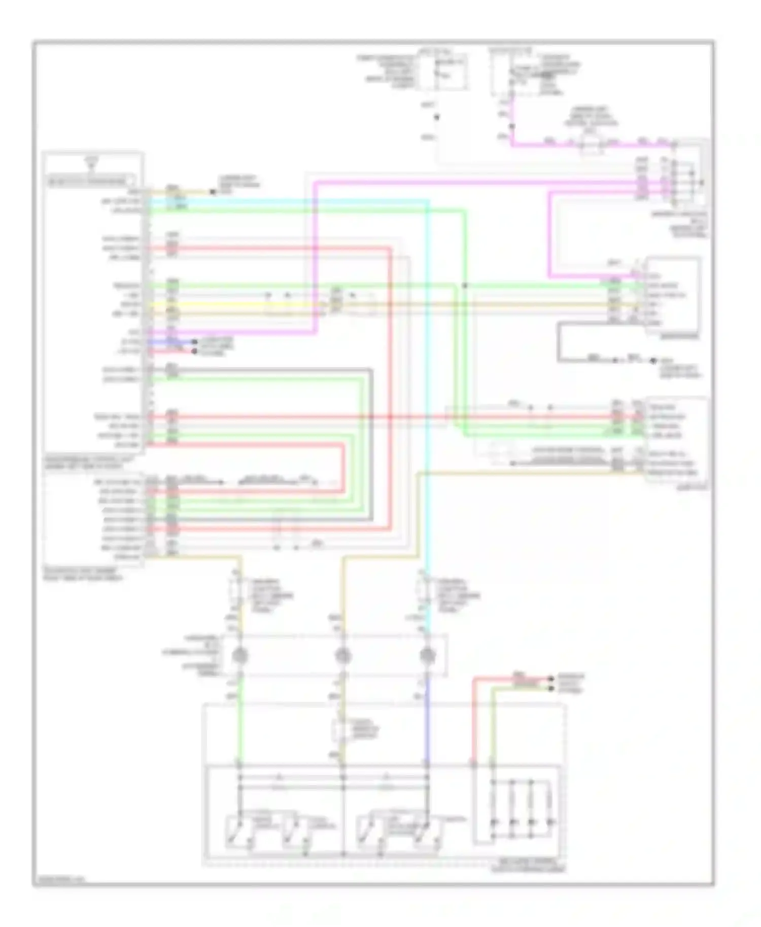 Accord Honda VIII (2007-2011): Hands free module circuit, except honda accessory