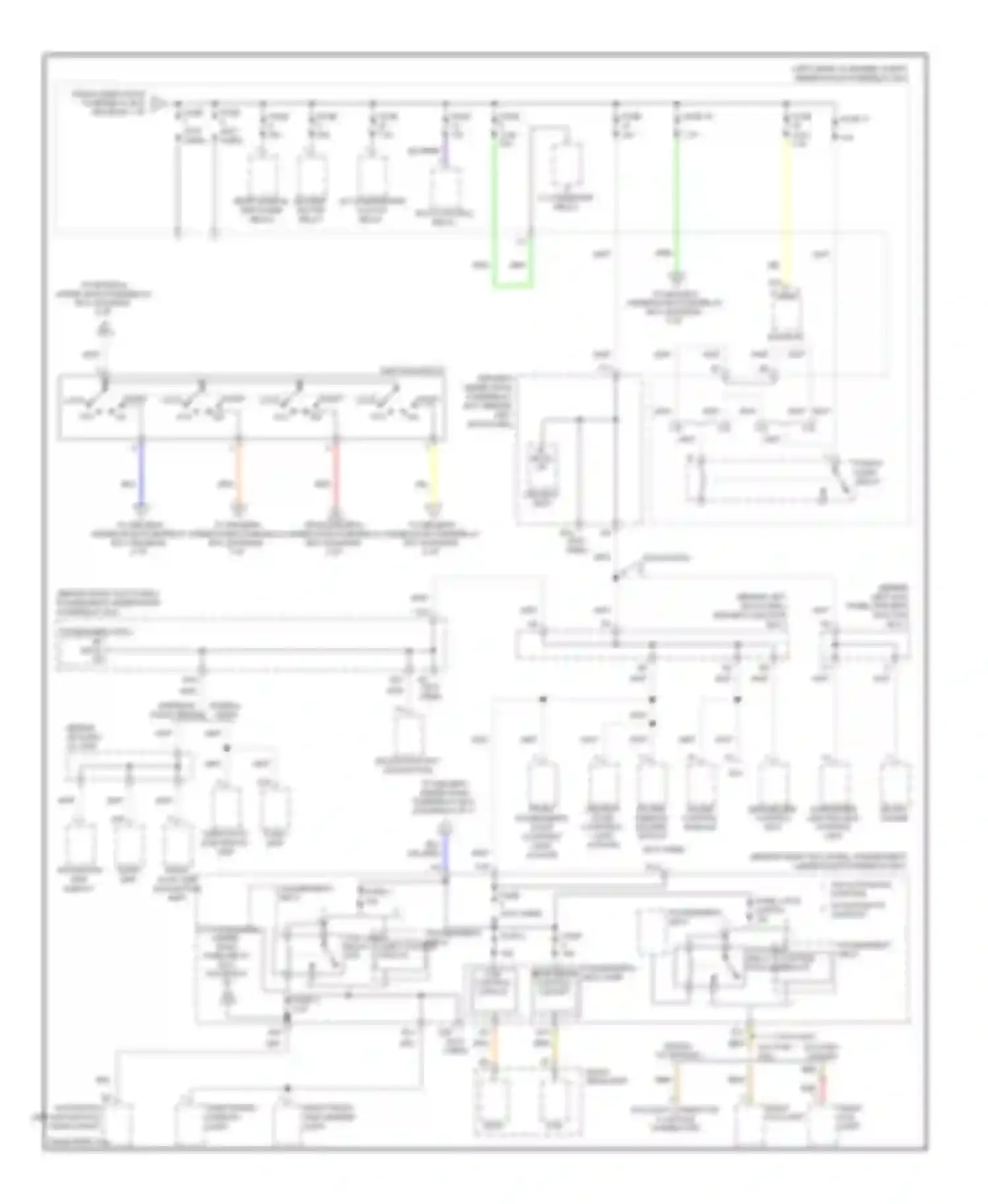 Accord Honda VIII (2007-2011): Power distribution circuit (3 of 7)