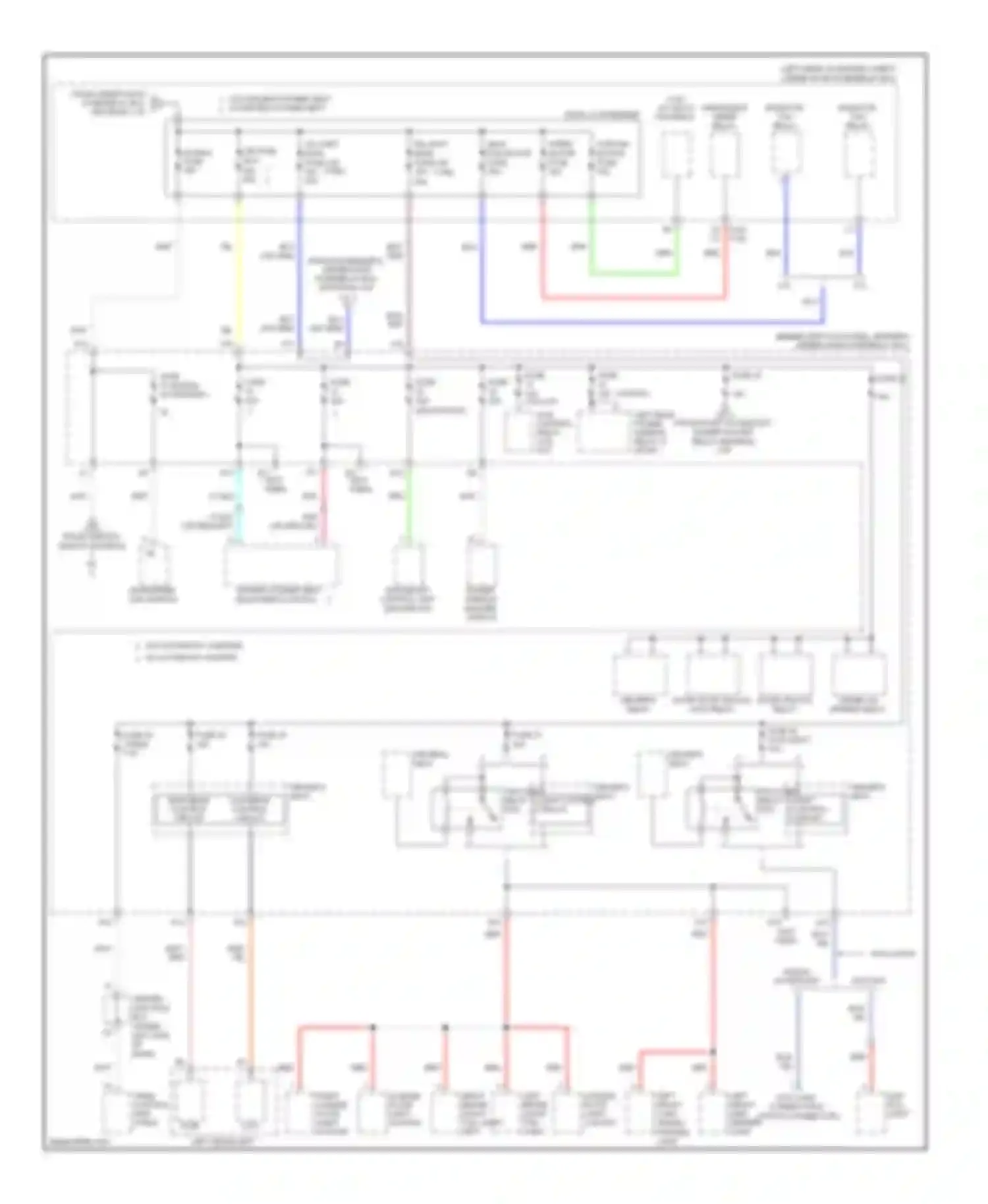 Accord Honda VIII (2007-2011): Power distribution circuit (4 of 7)