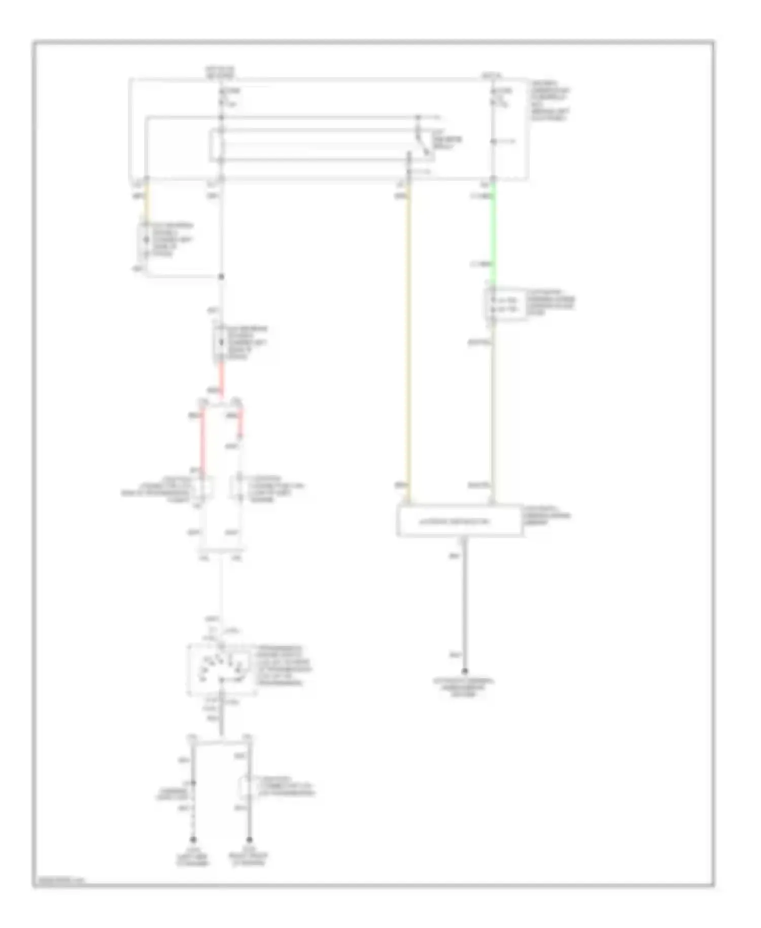 Accord Honda VIII (2007-2011): Automatic day/night mirror circuit, a/t accessory 2