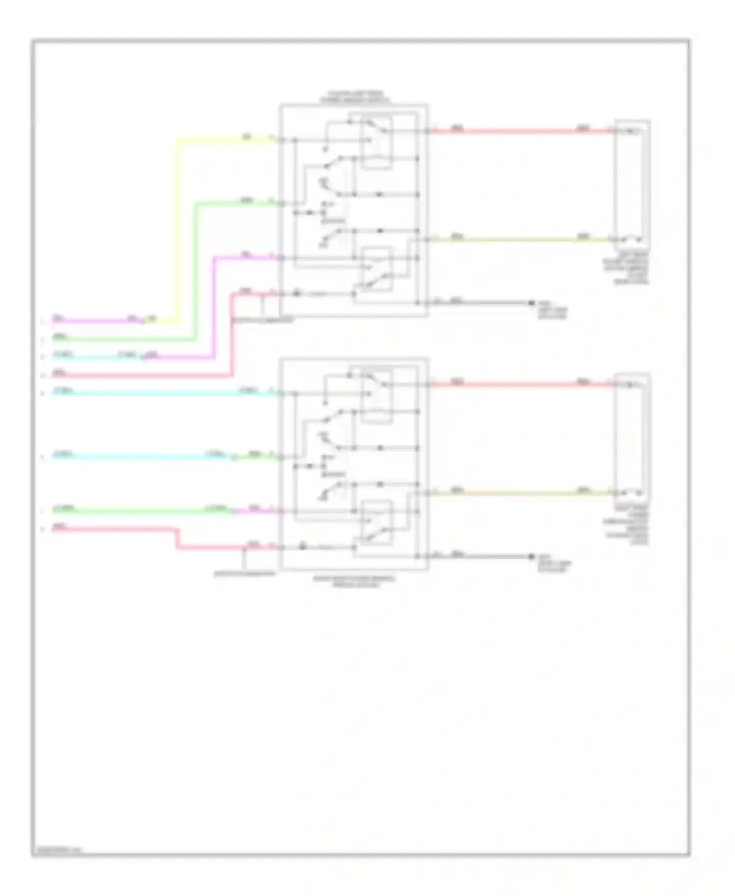 Accord Honda VIII (2007-2011): Power windows circuit (3 of 3)