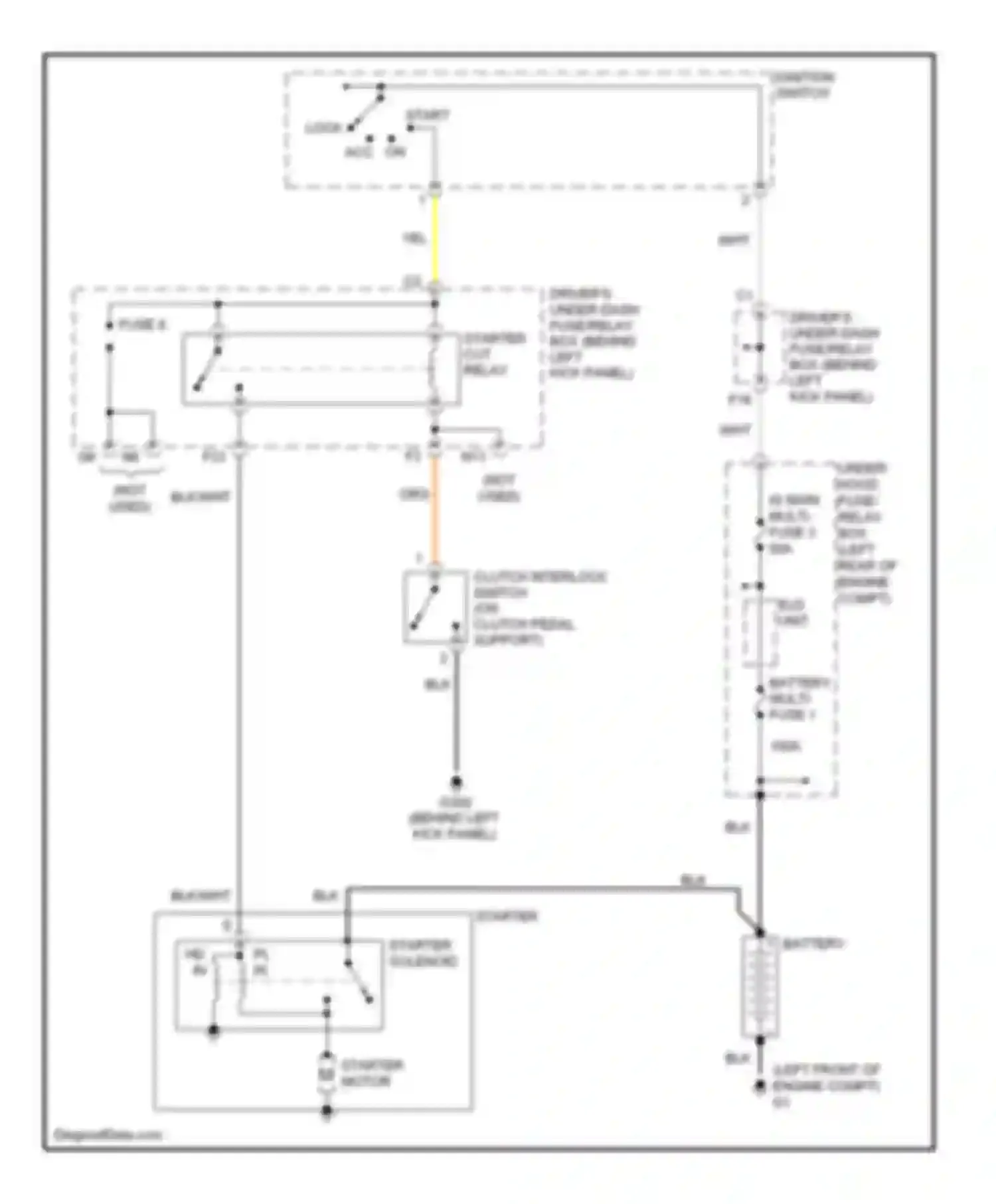 Accord Honda VIII (2007-2011): 2.4l, starting circuit, m/t